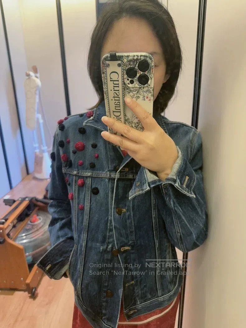 Yves Saint Laurent Saint Laurent Women's Denim Jacket. Size US S / EU 44-46 / 1 - 9 Thumbnail