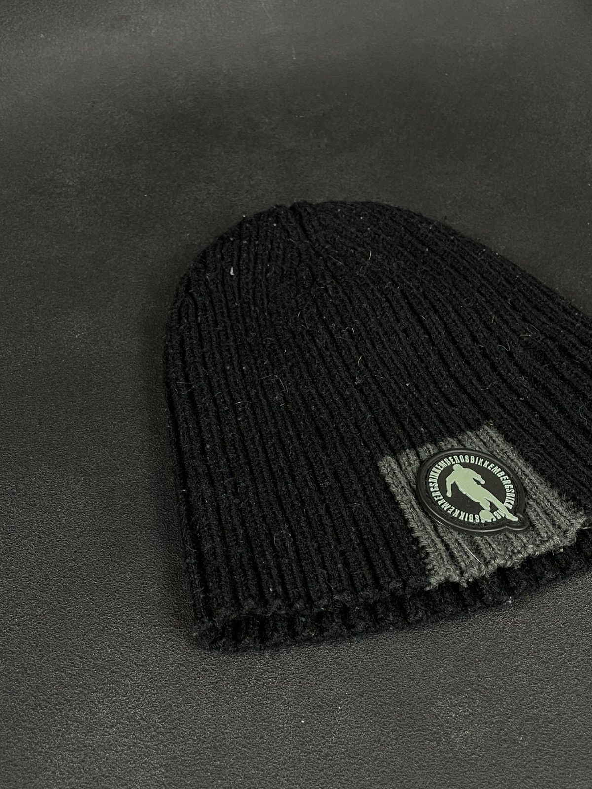 Dirk Bikkembergs × Vintage Dirk Bikkembergs Knit Beanie Y2K Vintage Hat Size ONE SIZE - 2 Thumbnail