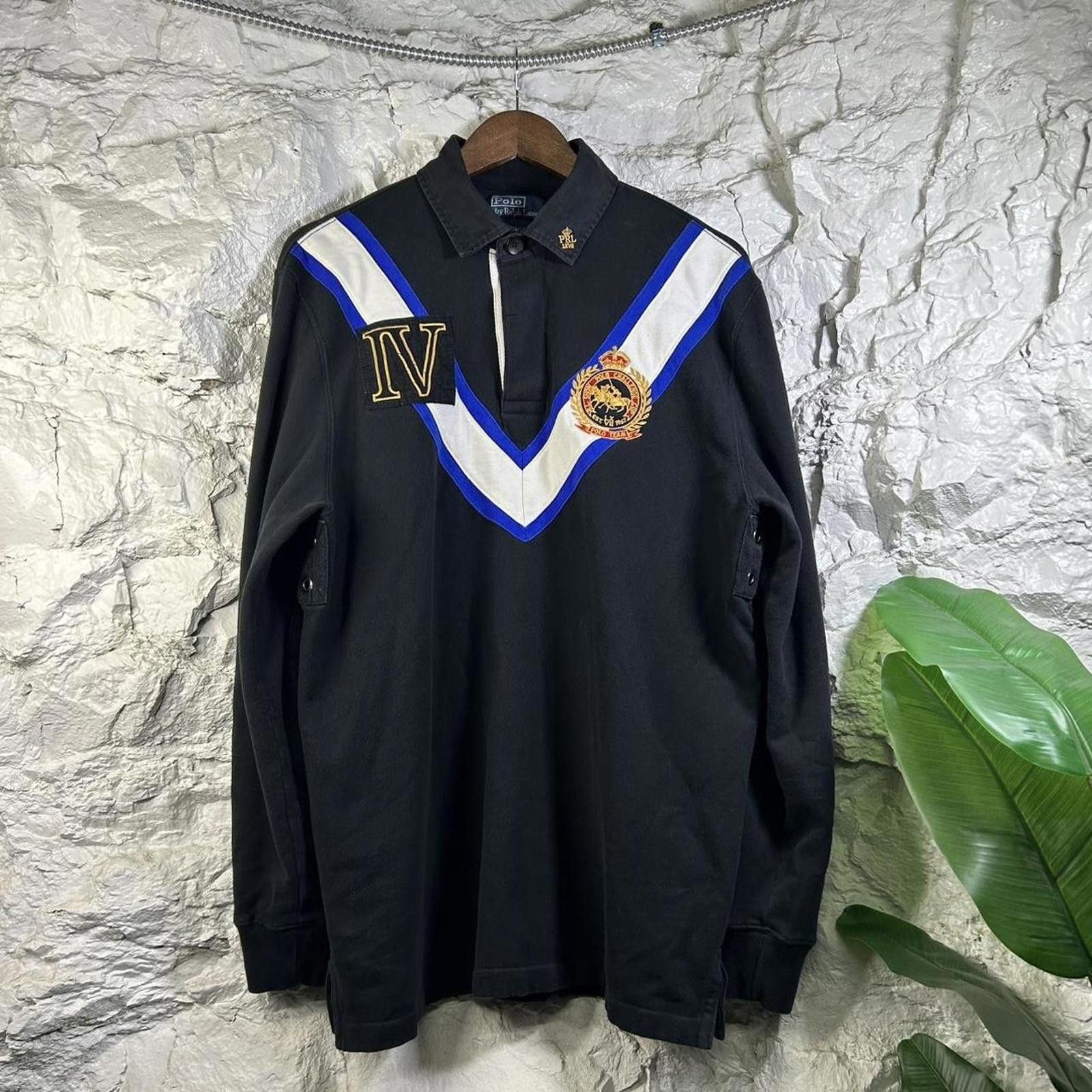 Polo Ralph Lauren Polo Ralph Lauren R.L Snow Polo Challenge Cup Rugby Shirt Size US L / EU 52-54 / 3 - 3 Thumbnail