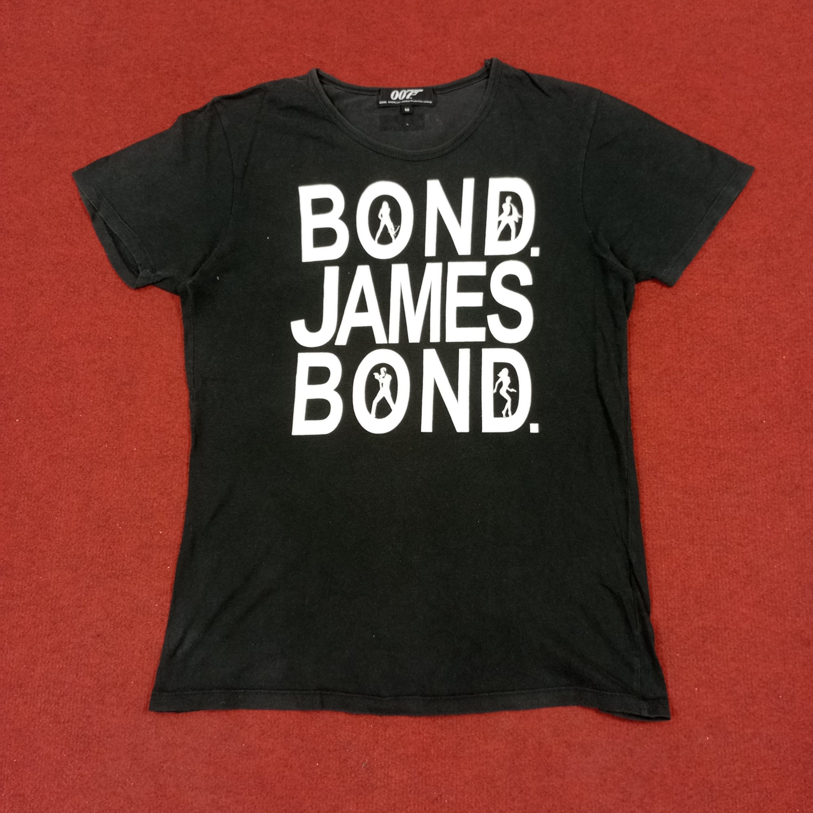 Vintage James Bond 007 Movie Streetwear Style Tshirt Size US S / EU 44-46 / 1 - 1 Thumbnail