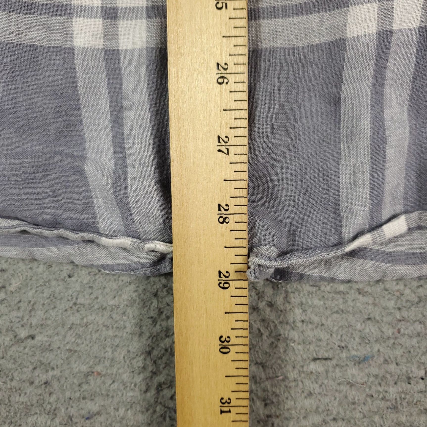 UNTUCKit UNTUCKit Shirt Mens XL Gray Plaid Linen Button Up Long Sleeve Casual Everyday Wear Size US XL / EU 56 / 4 - 5 Thumbnail
