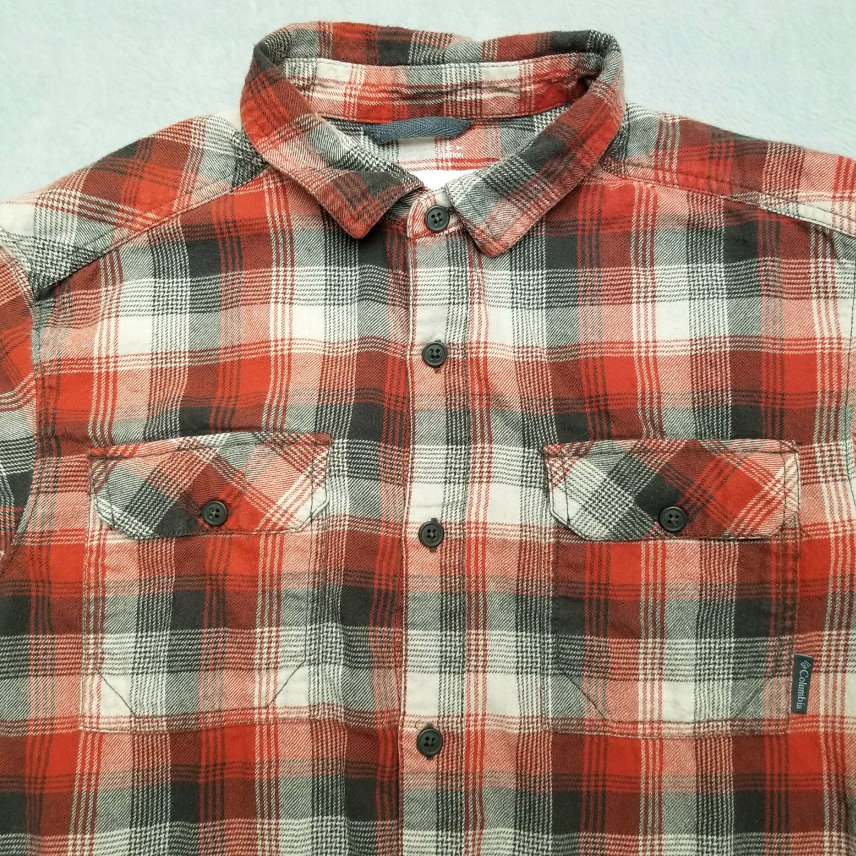Vintage Columbia Shirt Mens M Red Flannel 100% Cotton Omni Wick Advance Evaporation Button-Up Long Sleeve Plaid Casual Mens Size US M / EU 48-50 / 2 - 2 Thumbnail