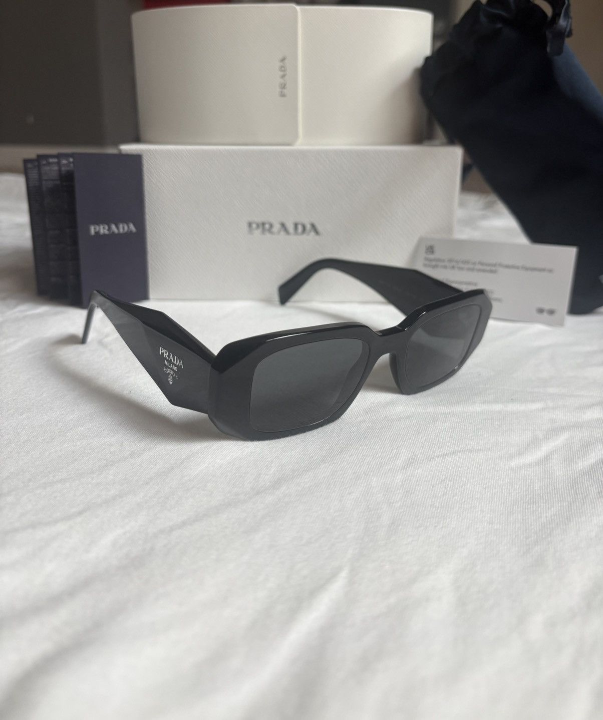 Prada PRADA RUNWAY SUNGLASSES PR24YS 1AB5S0 EYEWEAR PR 24YS | Grailed