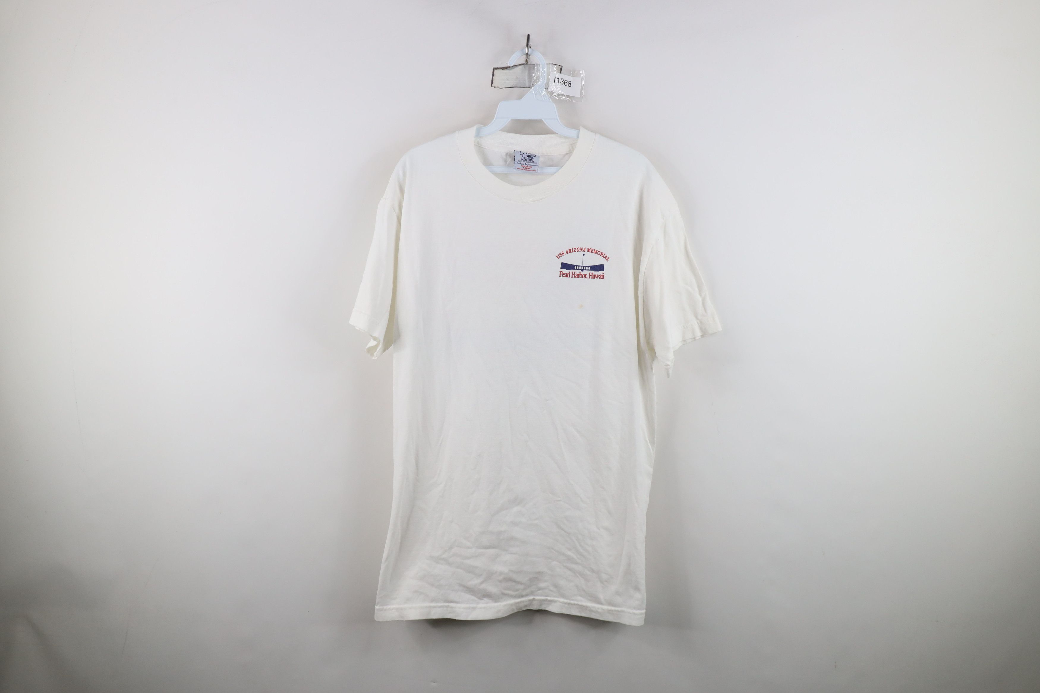 Vintage Vintage 90s Y2K Memorial Pearl Harbor Hawaii T-Shirt USA Size US L / EU 52-54 / 3 - 1 Thumbnail