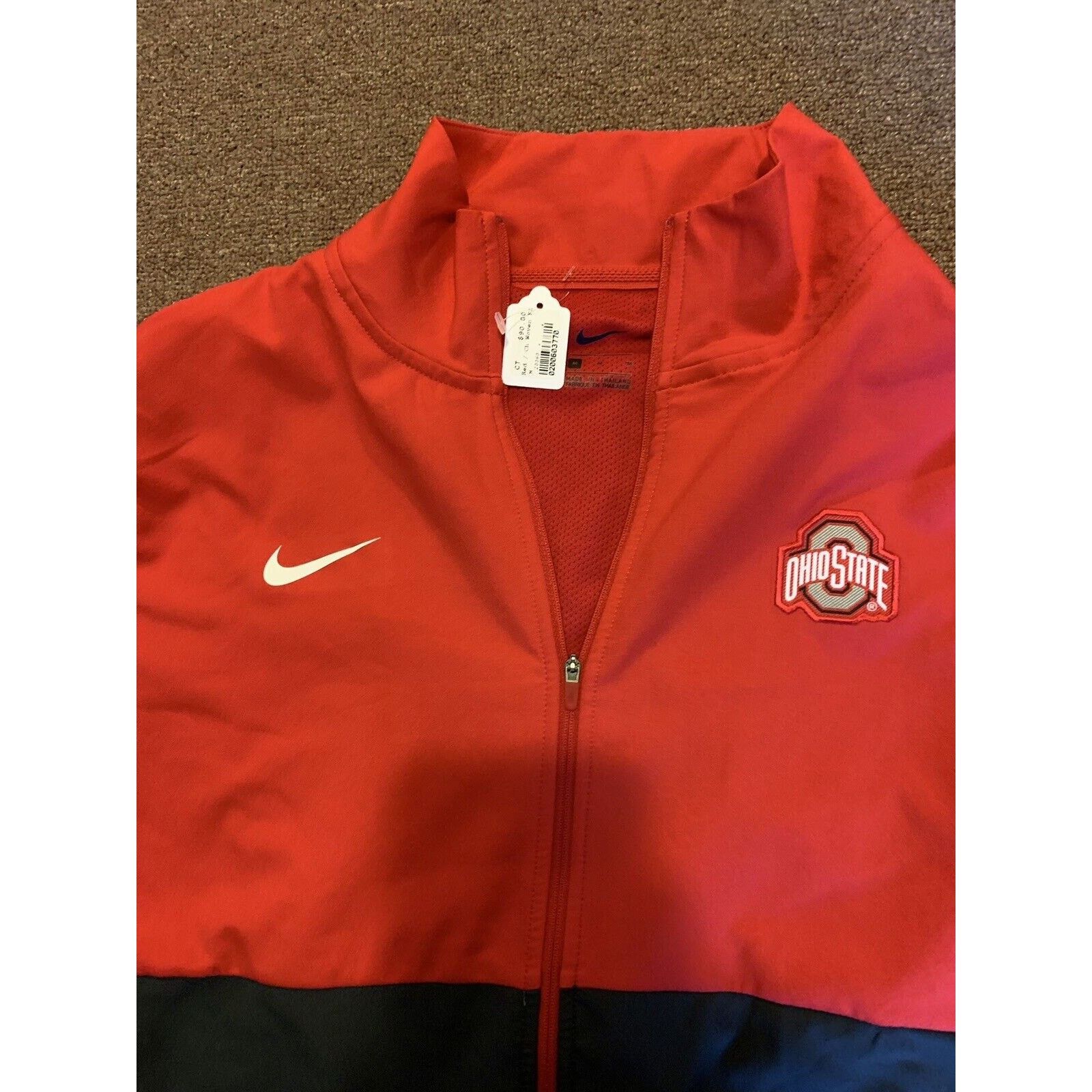 Nike Nike Dri-Fit Ohio State Buckeyes Men's Full-Zip Red Size M Size US M / EU 48-50 / 2 - 2 Thumbnail