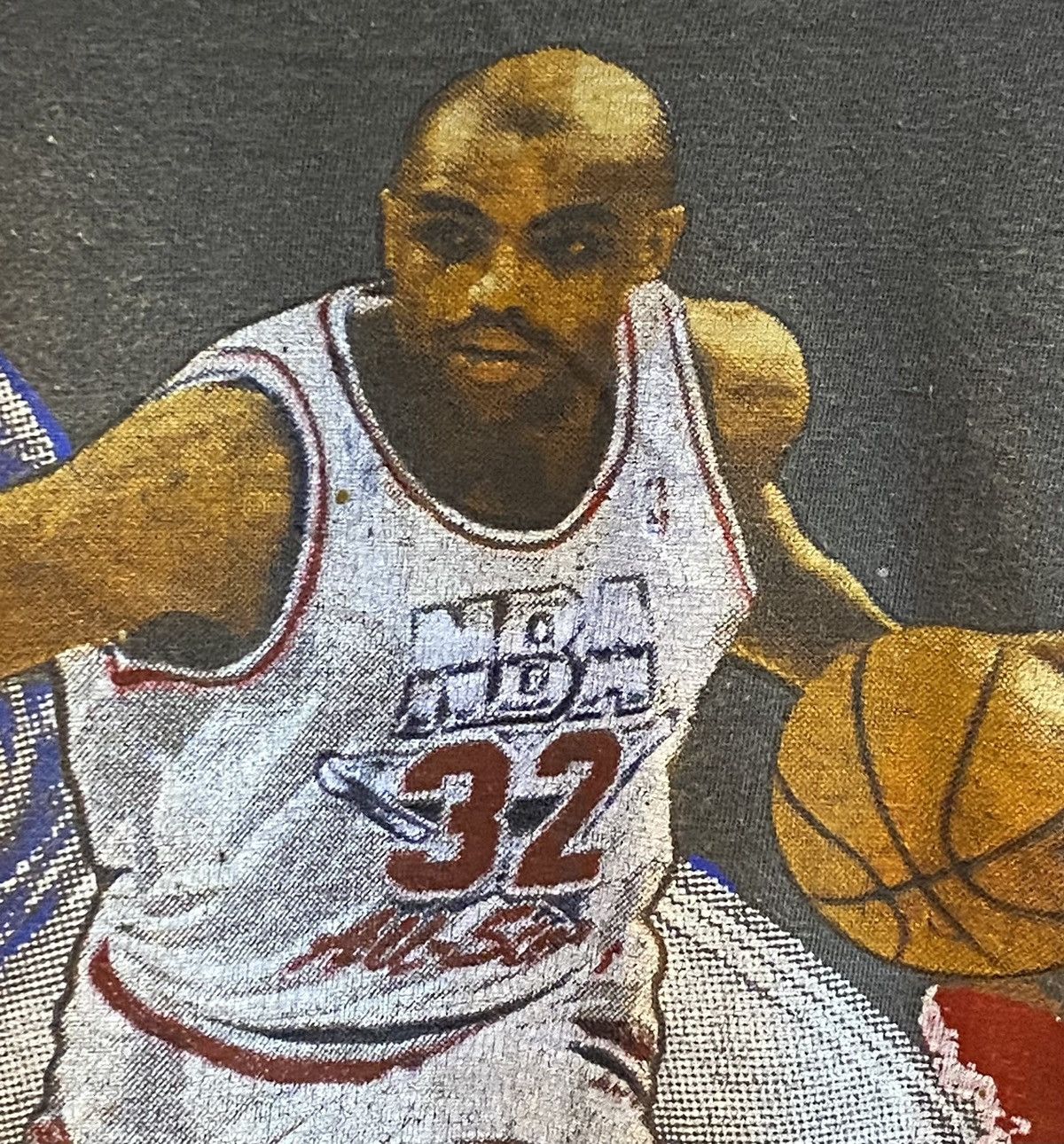 Jordan Brand × NBA × Vintage T shirt Rap Tee Jordan x Barkley Vintage 80’s 90’s nba faded Size US XL / EU 56 / 4 - 4 Thumbnail