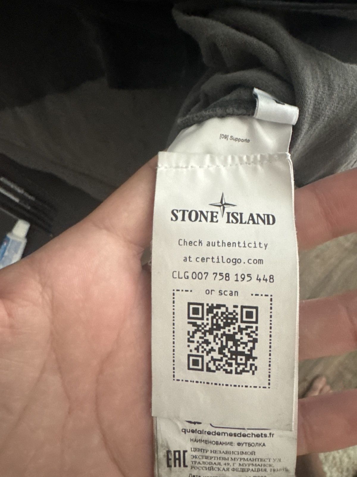 Stone Island × Supreme Supreme stone island ls top Size US L / EU 52-54 / 3 - 5 Thumbnail