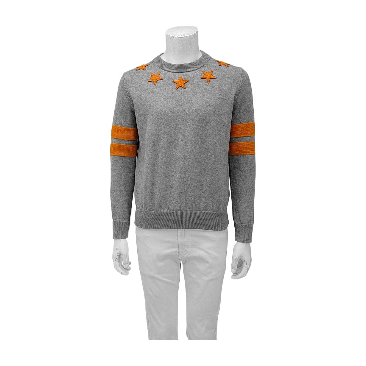 Givenchy Givenchy Orange Star Knit Pullover US M Size US M / EU 48-50 / 2 - 1 Thumbnail