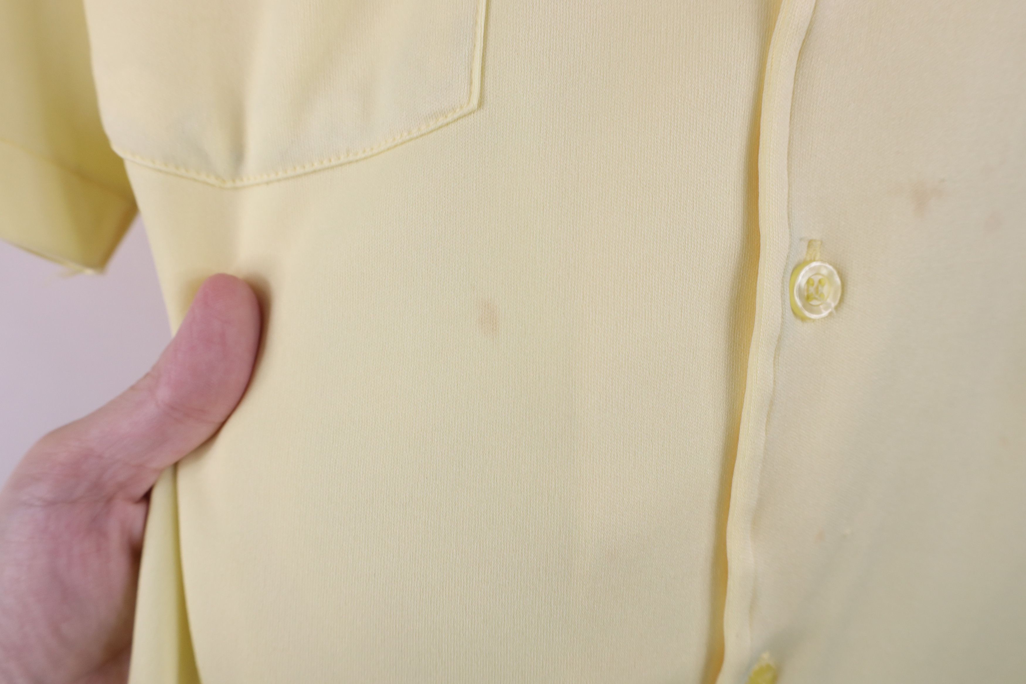 Vintage Vintage 70s Streetwear Knit Camp Collar Button Shirt Size US M / EU 48-50 / 2 - 5 Thumbnail