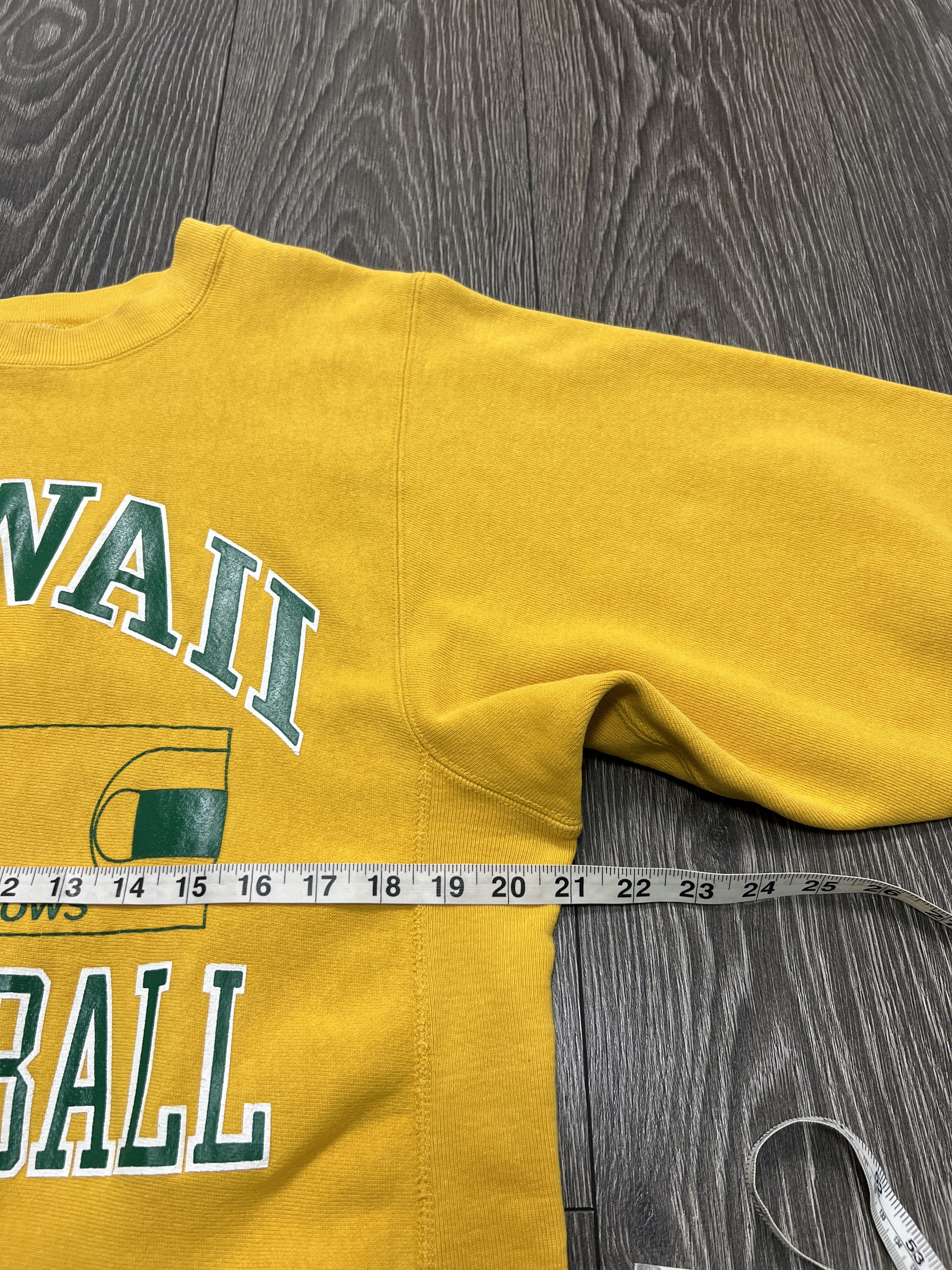 Champion 1990s USA Hawaii Basketball Reverse Weave Pullover Size US M / EU 48-50 / 2 - 7 Thumbnail