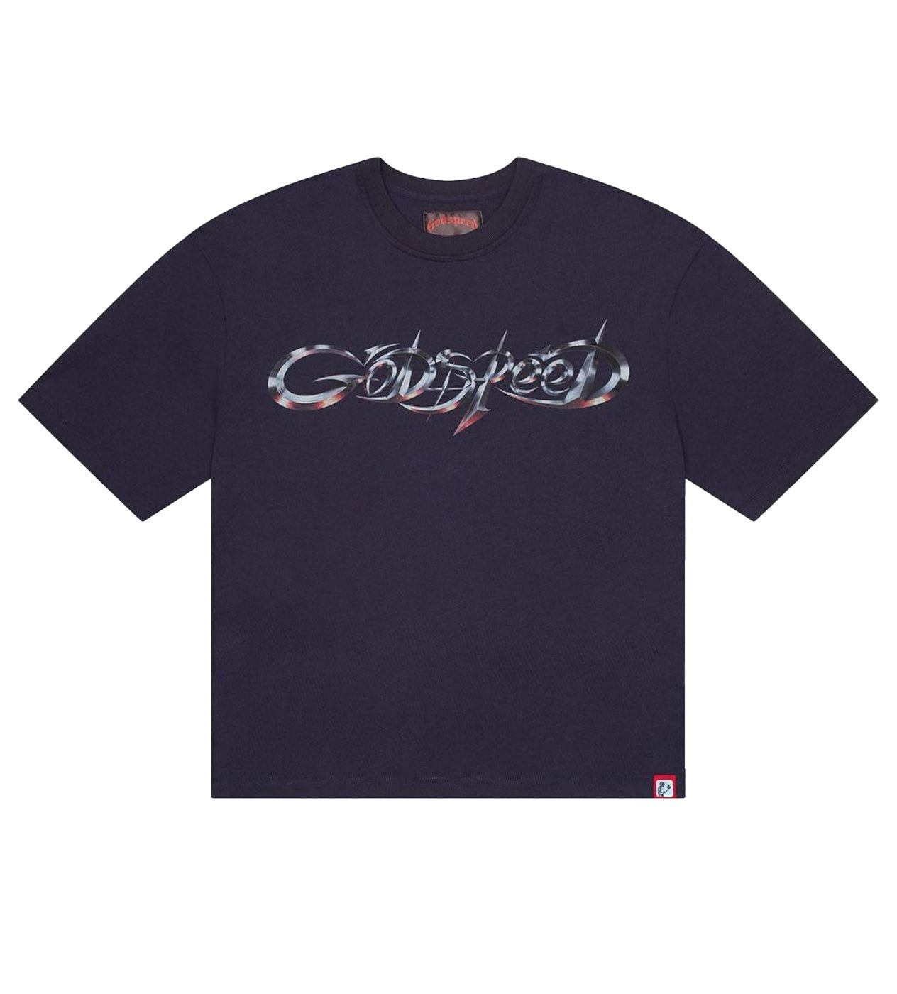Godspeed New Age Logo Tee Navy Size US S / EU 44-46 / 1 - 1 Thumbnail