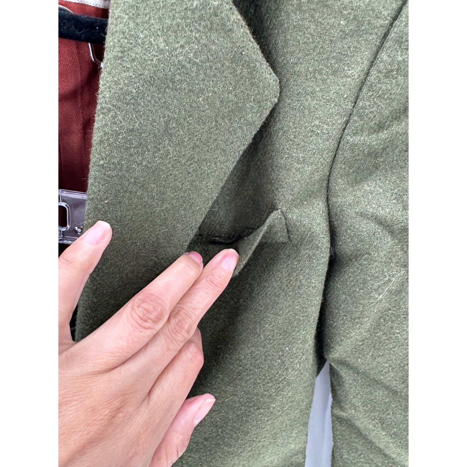 Other Vintage Plum Tree army green blazer skirt Canada size XS Size 22" - 11 Thumbnail