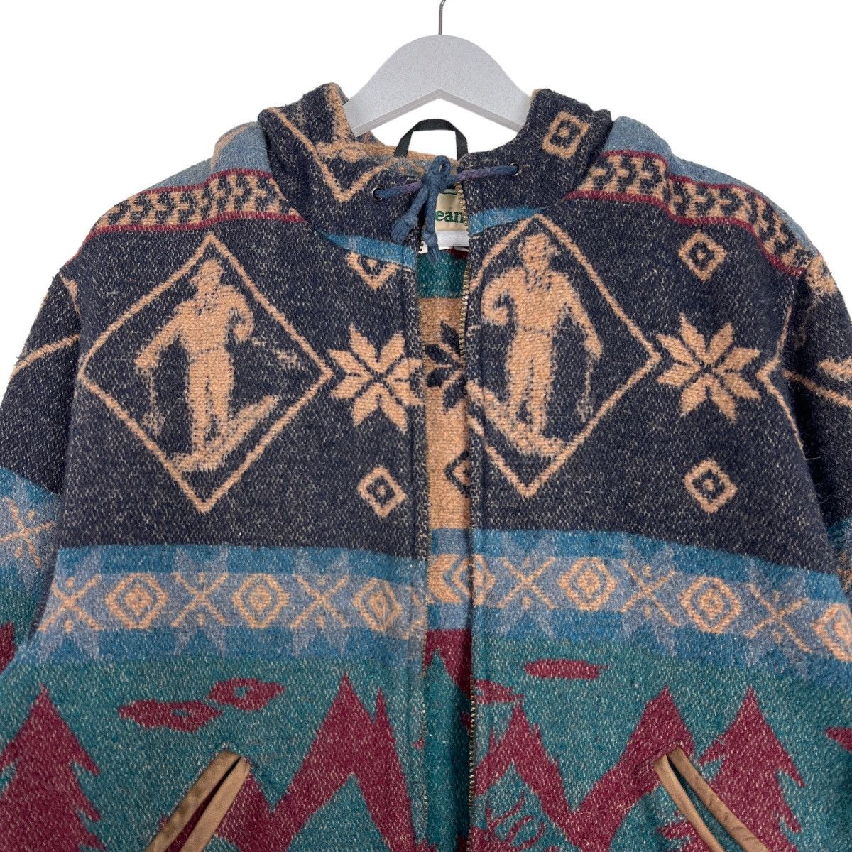 L.L. Bean 🔥 VINTAGE LL BEAN WOOL MOUNTAIN SKI MOTIVE Size US S / EU 44-46 / 1 - 4 Thumbnail