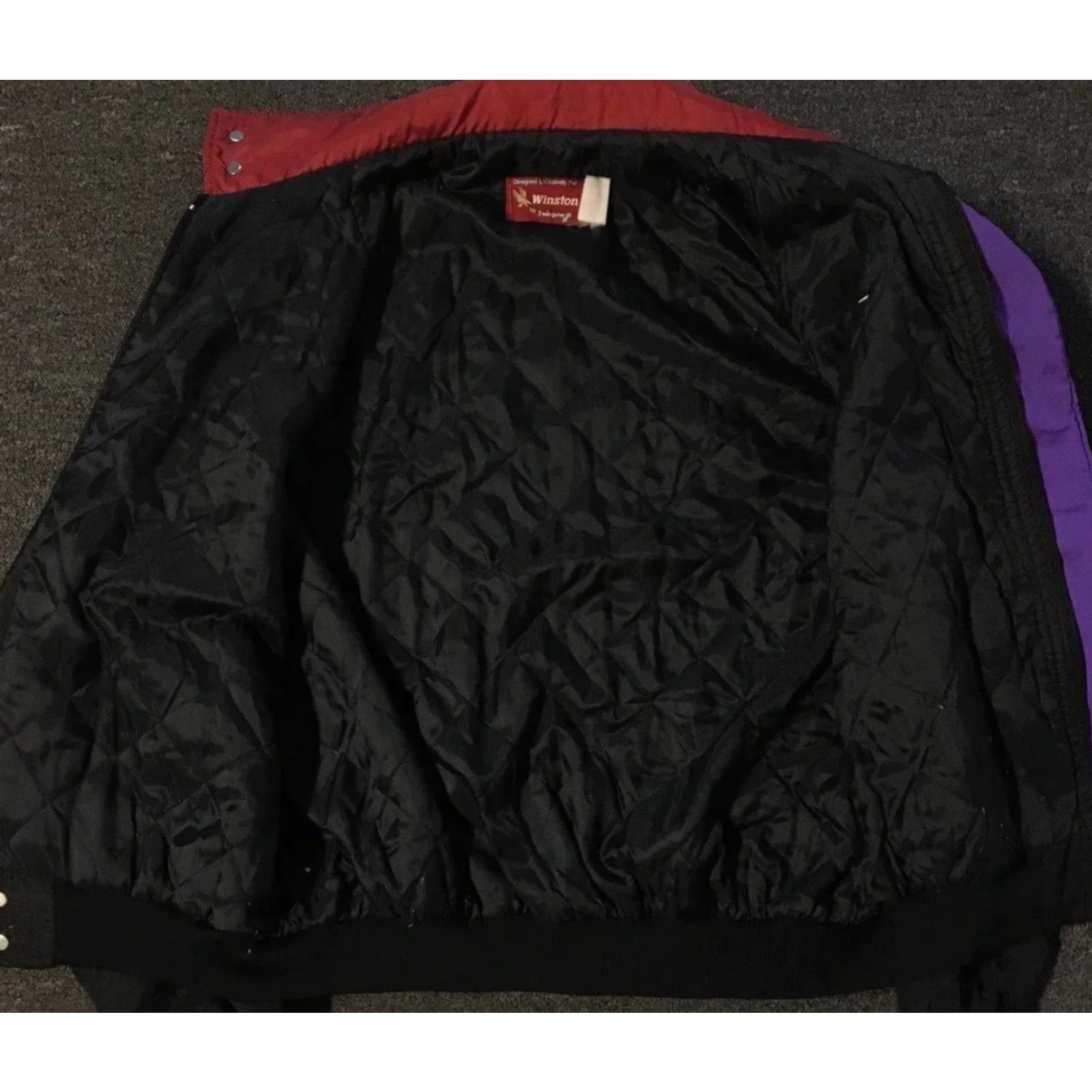 NASCAR VINTAGE Dale Earnhardt NASCAR Winston Cup Racing Bomber Jacket M USA Black Mens Size M Grunge 80s 90s Racing Team Indy 500 Daytona American NASCAR Size US M / EU 48-50 / 2 - 7 Thumbnail