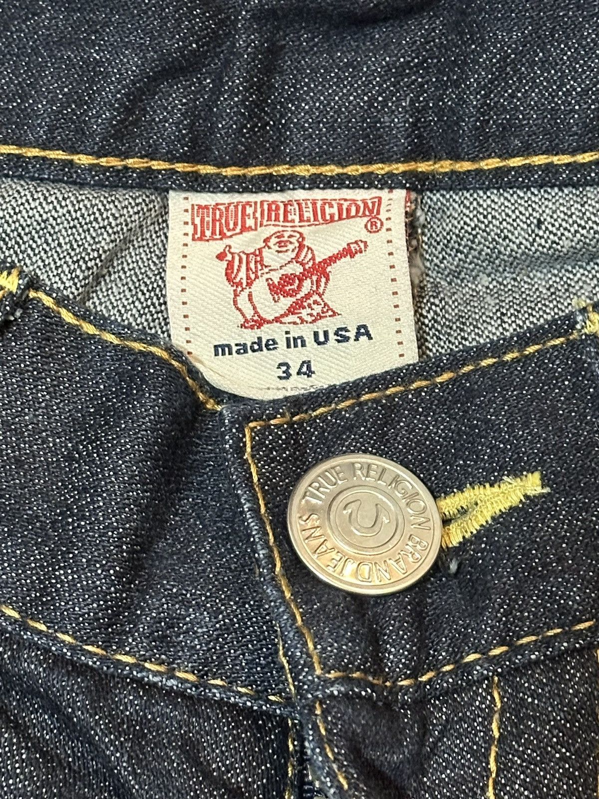 True Religion True Religion Horse Shoe Logo Flare Jeans Size US 34 / EU 50 - 9 Thumbnail