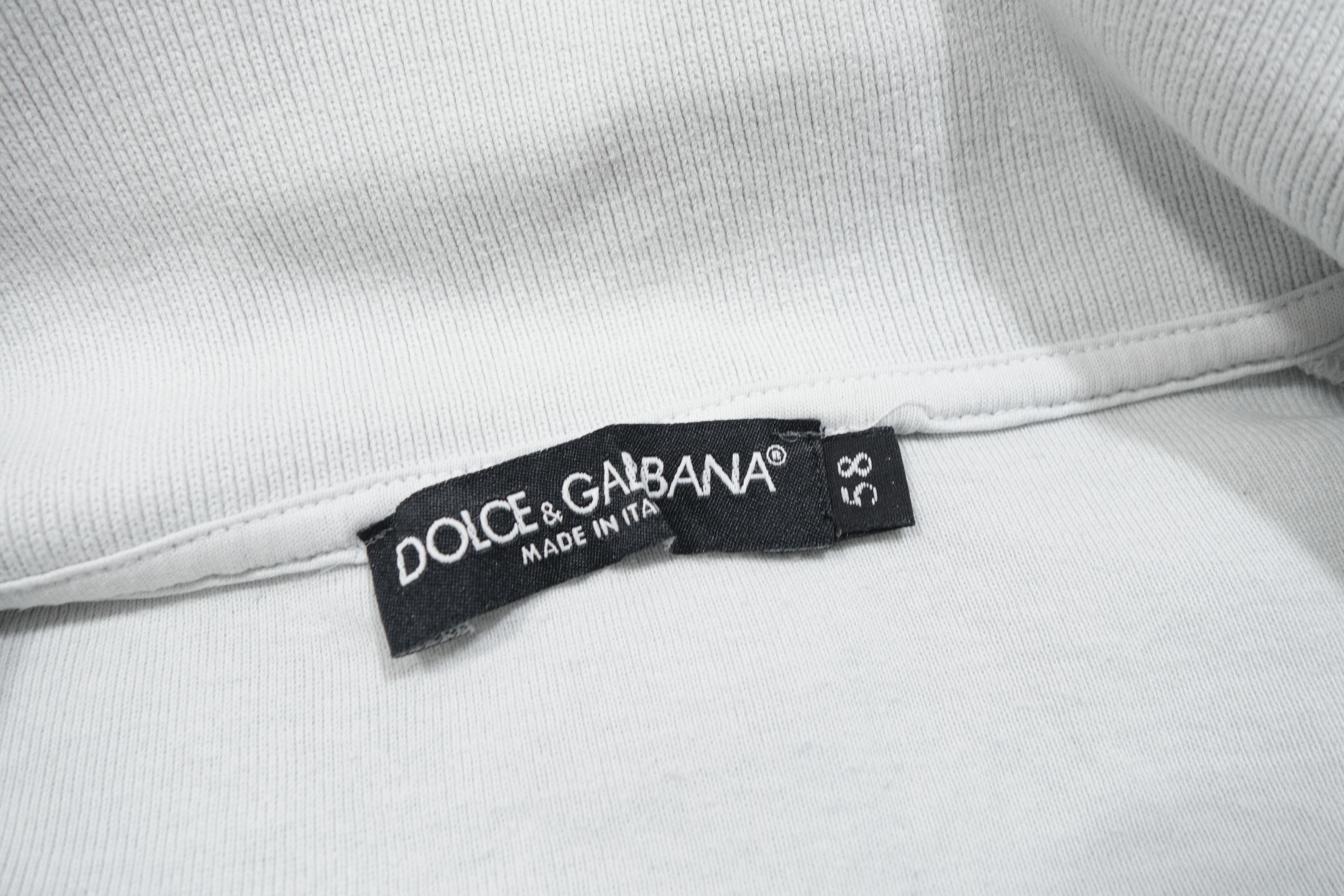 Dolce & Gabbana Logo Patch Pocket Double Collar V-notch Neckline Polo Retro Size US XXL / EU 58 / 5 - 8 Thumbnail