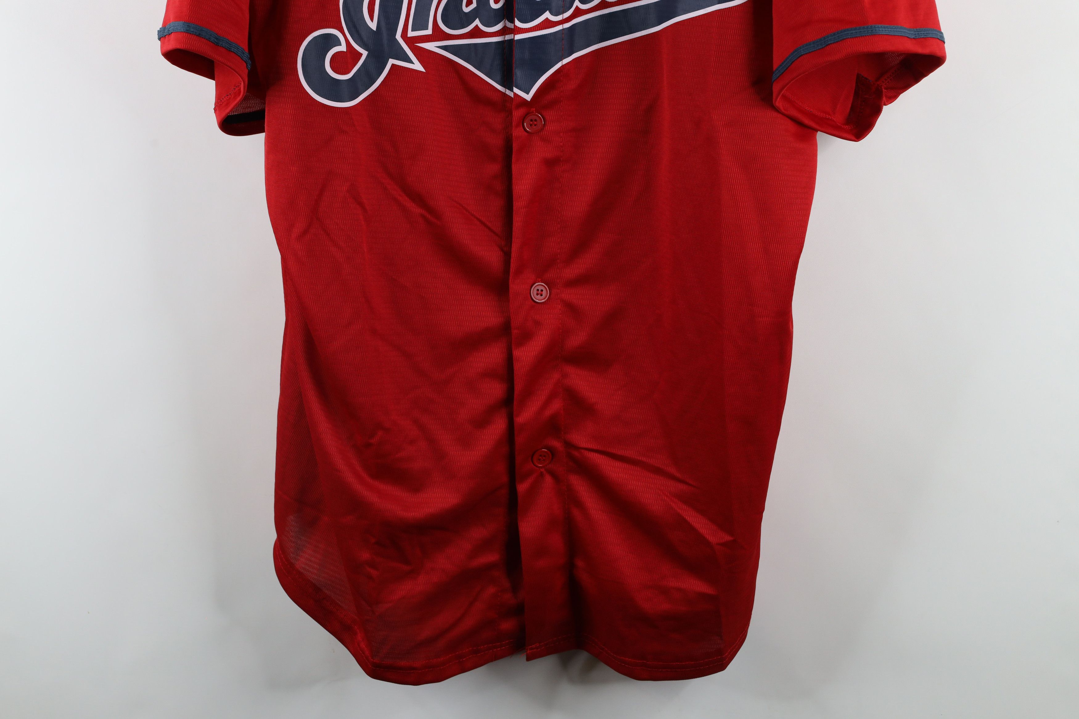 Vintage Streetwear Mercado Cleveland Indians Baseball Jersey Red Size US XL / EU 56 / 4 - 3 Thumbnail