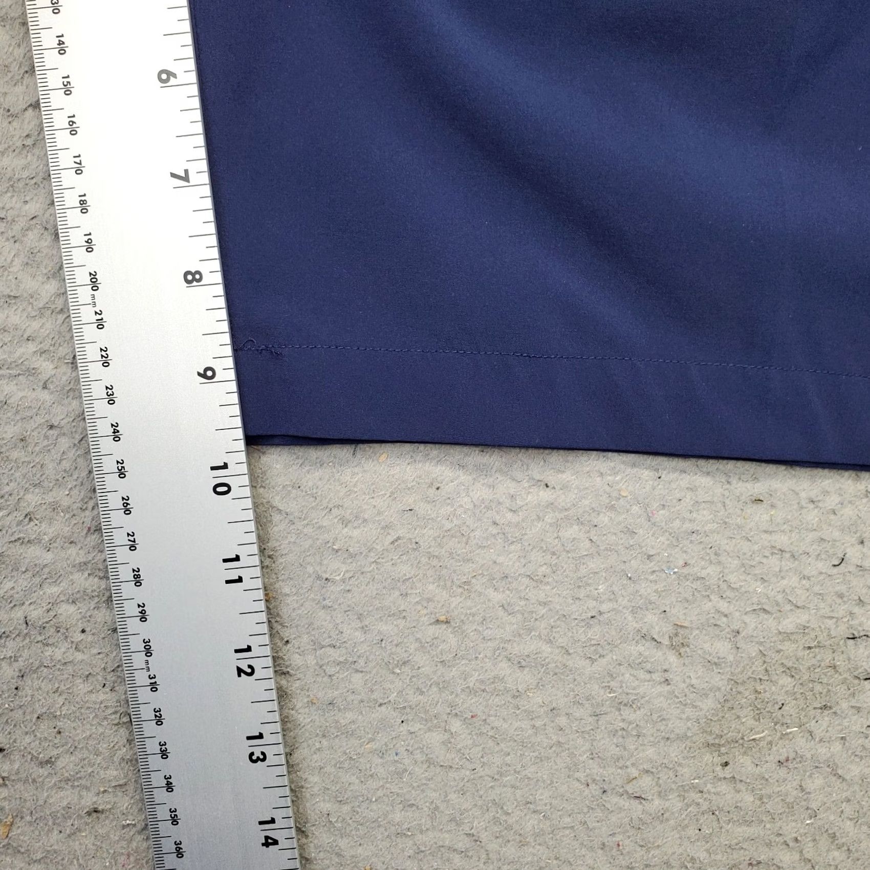 Vintage TGW Chino Shorts Mens 40 Navy Thermal Lined Slash Pockets Low Waist Regular Fit Size US 40 / EU 56 - 5 Thumbnail
