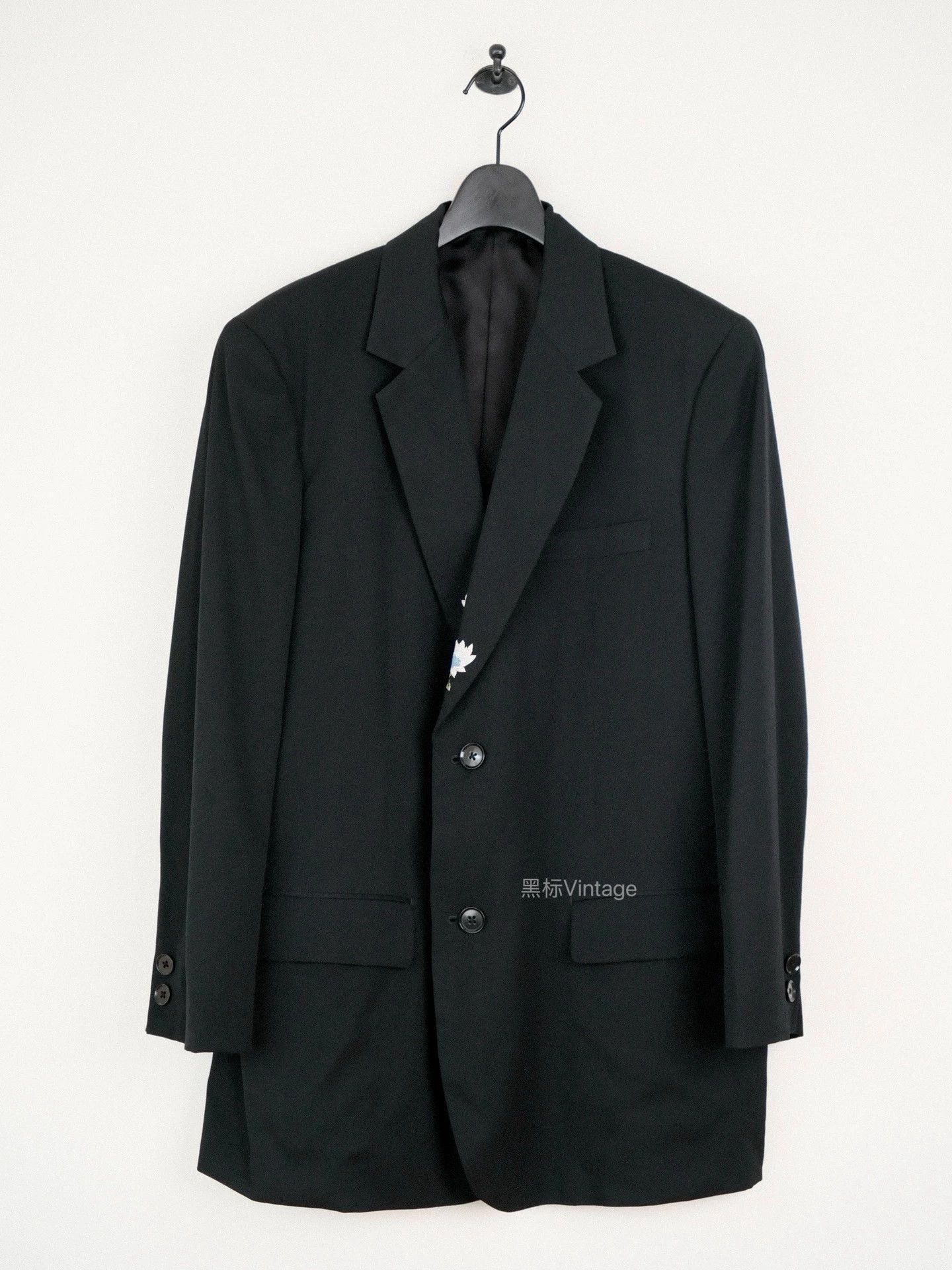 Yohji Yamamoto Yohji Yamamoto yohji 08AW Floral Hand-Embroidered Suit Size US L / EU 52-54 / 3 - 3 Thumbnail