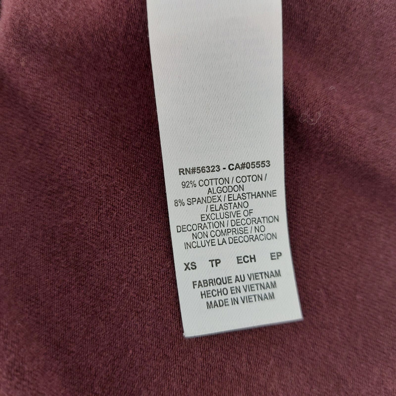 Nike Nike Athletic Leggings Size XS Burgundy Red Gold Print Sport Size 22" - 11 Thumbnail