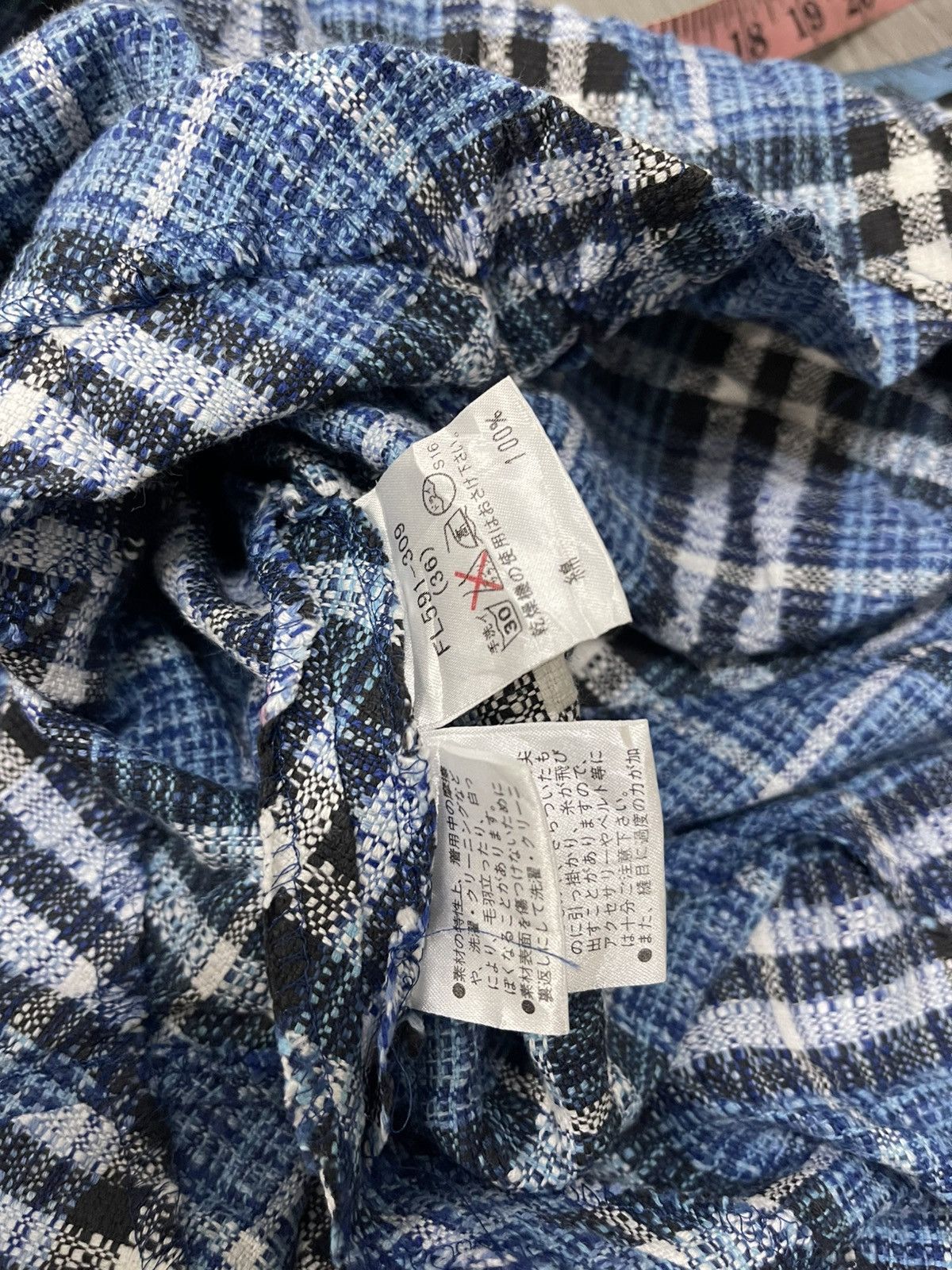 Burberry Burberry Blue Check Skirt Size 26" / US 2 / IT 38 - 7 Thumbnail