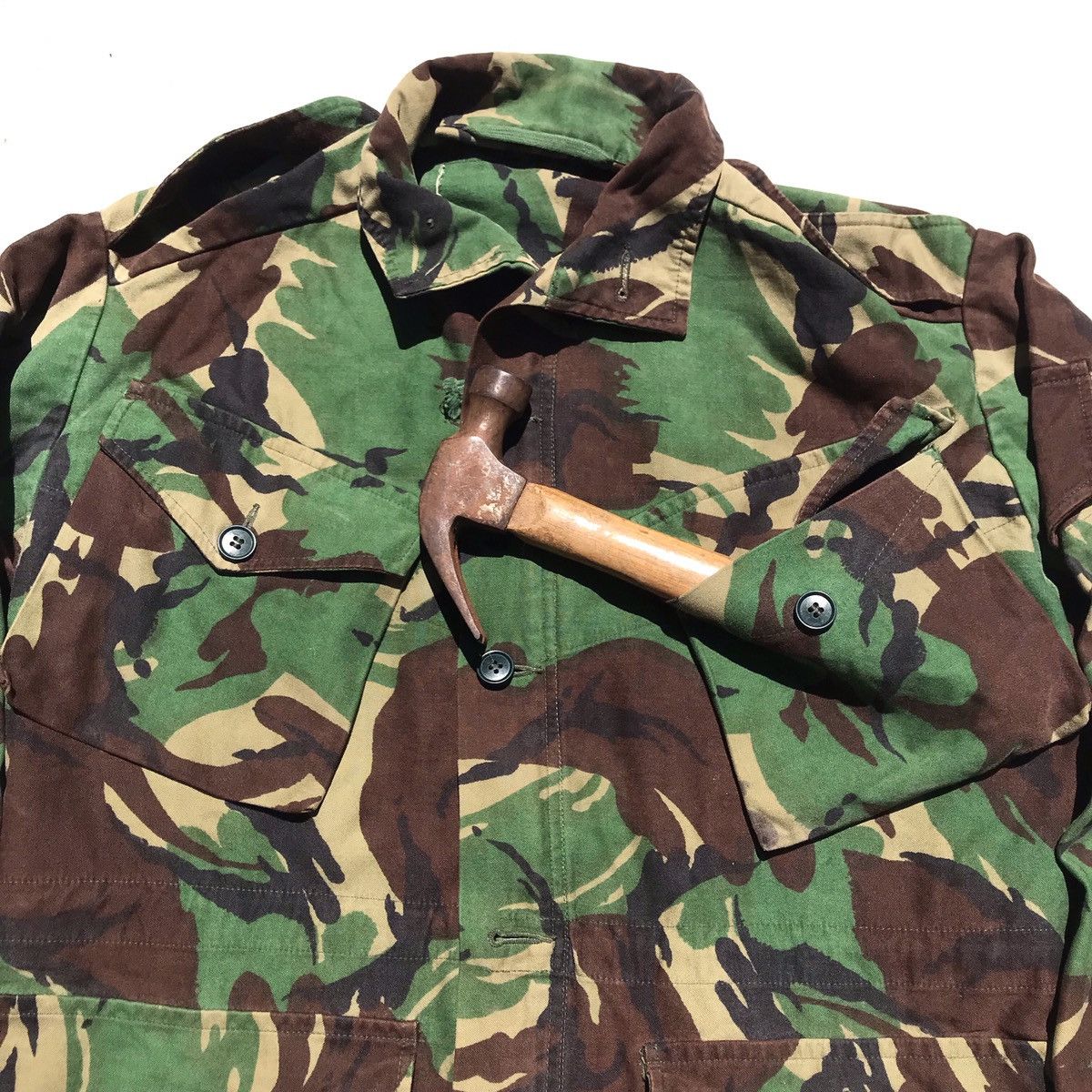 Woodlands BRITISH ARMY COMBAT military SMOCK JACKET 170/104 DPM CAMO Size US S / EU 44-46 / 1 - 5 Thumbnail