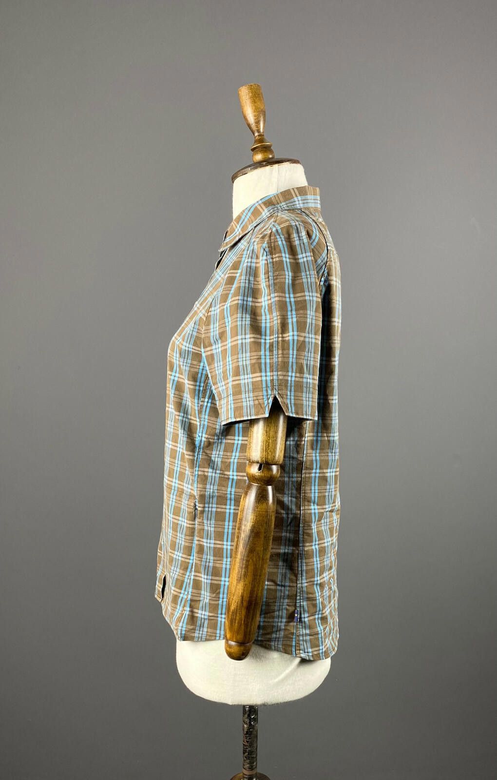 Fjallraven Ladies Fjall Raven Multicolor Check Button Up Shirt Size L Size L / US 10 / IT 46 - 6 Thumbnail