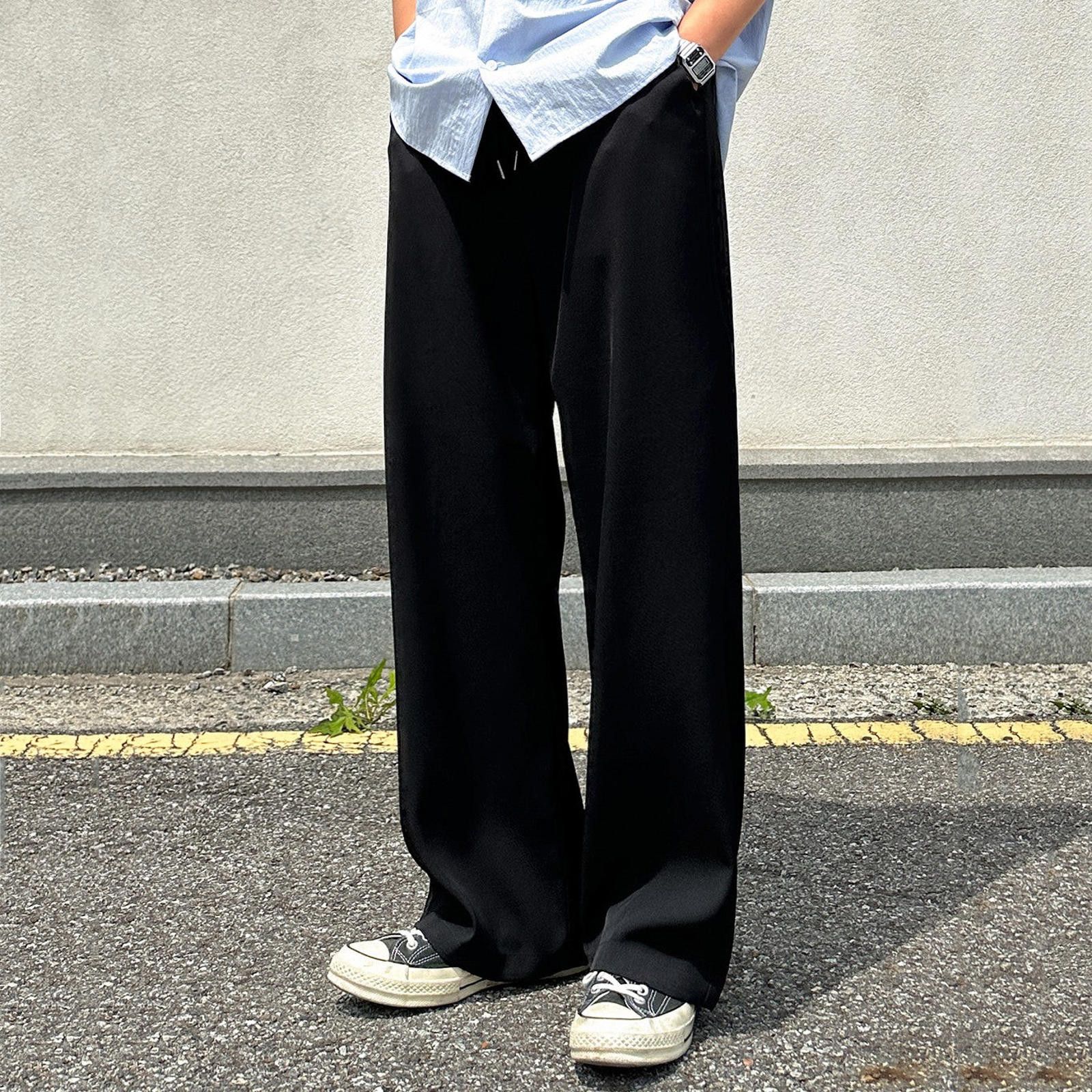 Vintage Wide Leg Loose Straight Pants Size US 32 / EU 48 - 1 Thumbnail