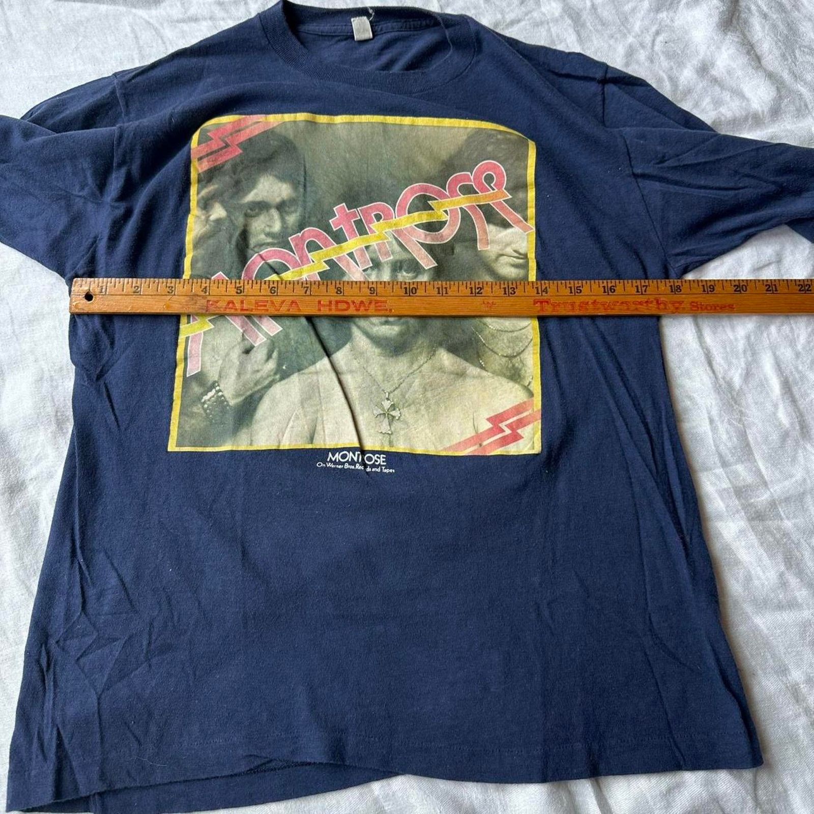 Band Tees Vintage 70s Montrose Sammy Hagar Van Halen Band Tee Shirt Size US M / EU 48-50 / 2 - 8 Thumbnail