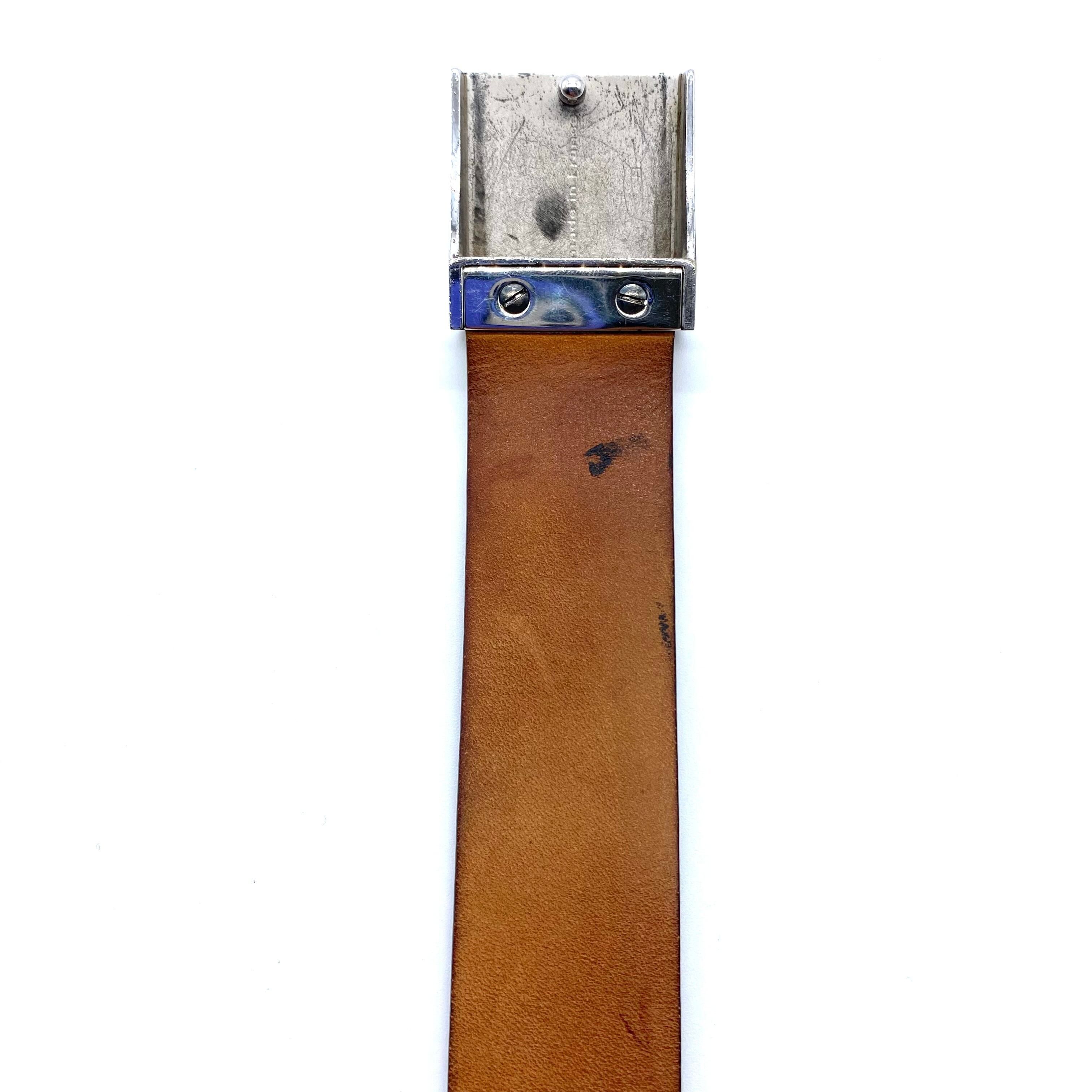 Louis Vuitton Louis Vuitton Damie Belt Silver Buckle M 6803 Size 36 - 9 Thumbnail
