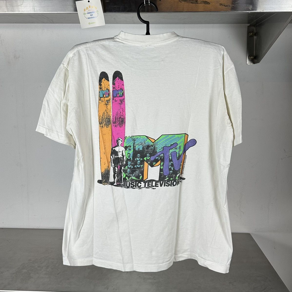 Mtv × Streetwear × Vintage Vintage 90s MTV Music Television Surf Art Promo  T-shirt | Grailed