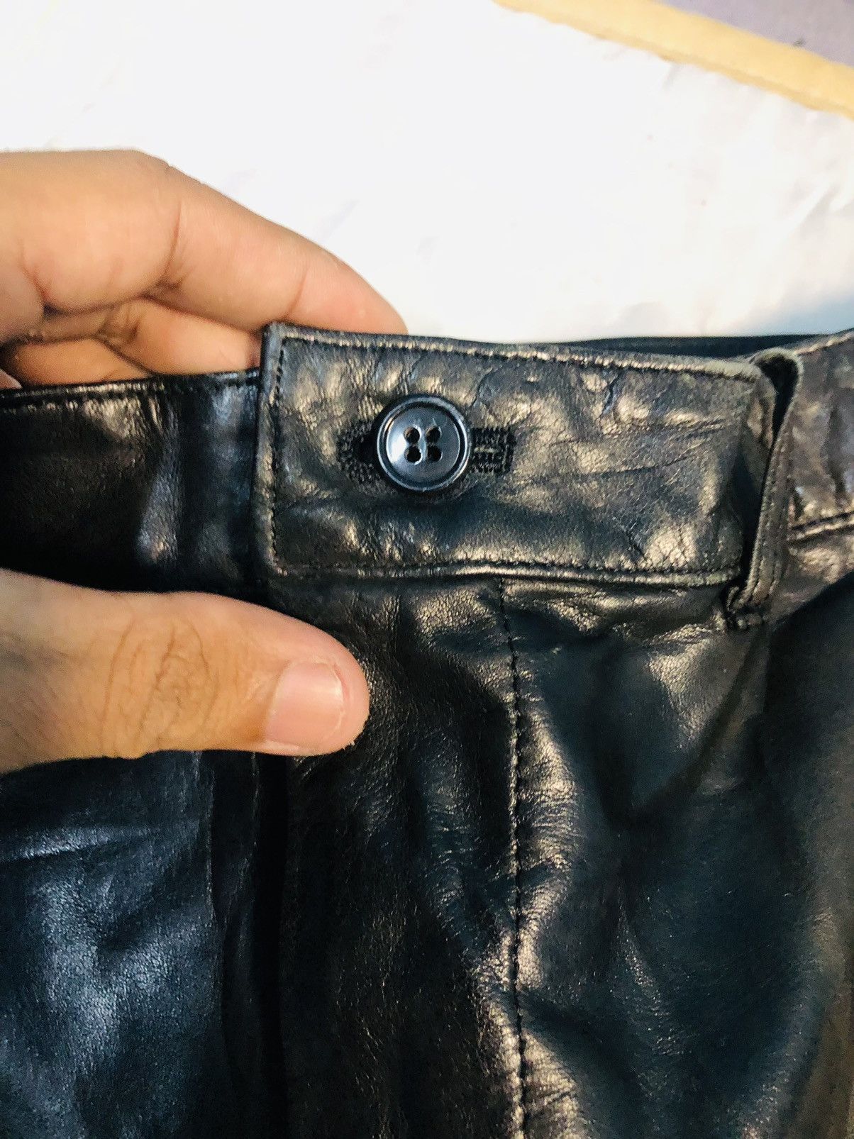 Japanese Brand Art Glenhill Leather Pants (5) Size US 29 - 5 Thumbnail
