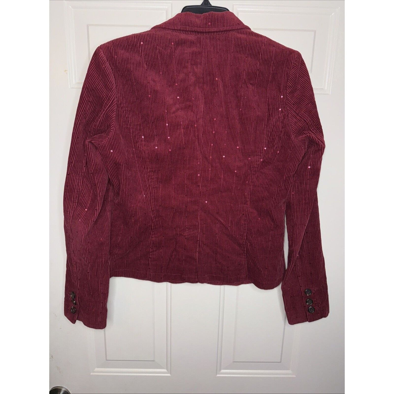 American Eagle Outfitters American Eagle Sequin Corduroy Jacket Blazer Women’s Medium Size M / US 6-8 / IT 42-44 - 11 Thumbnail