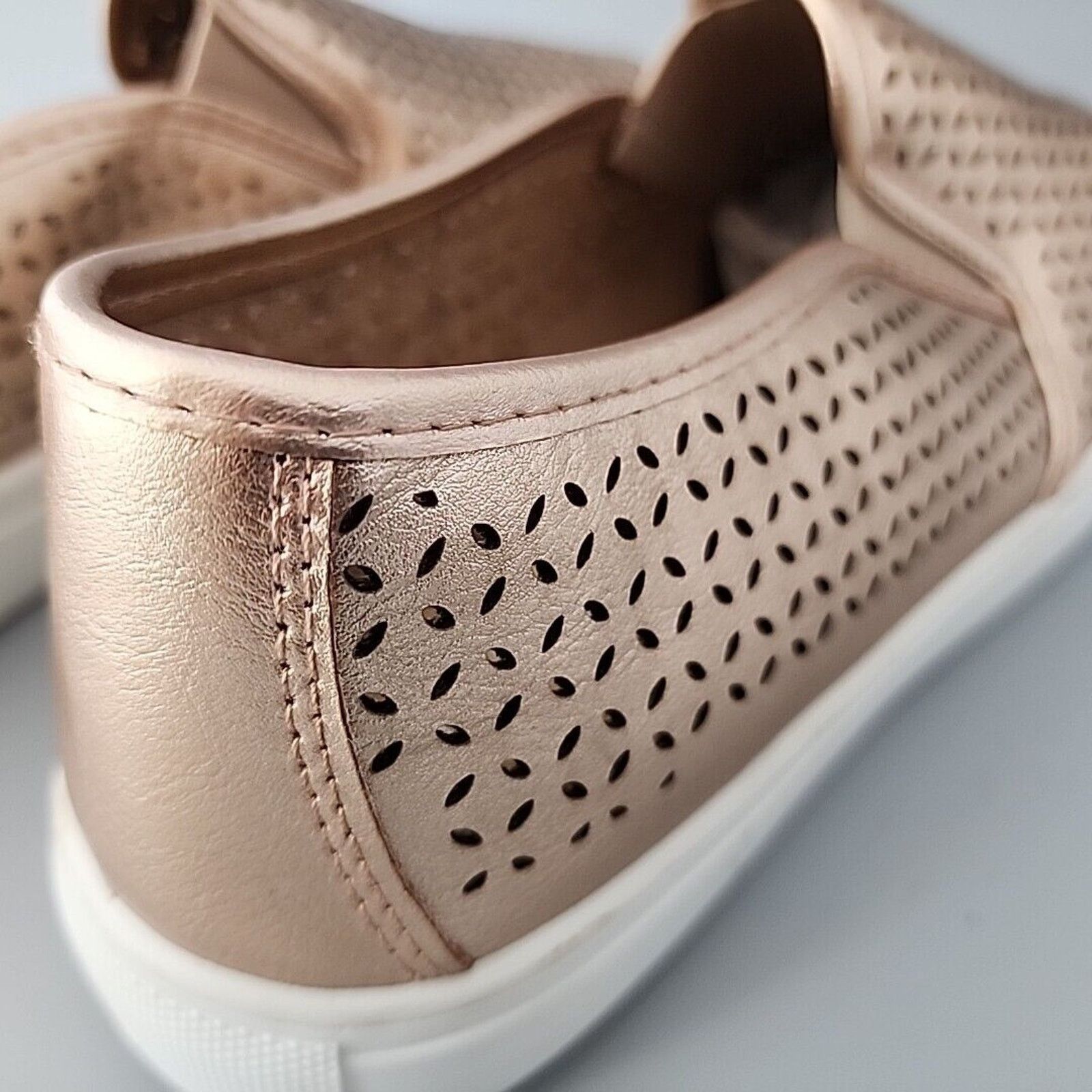 Other MIA Women Edith Slip-On Perforated Sneakers - Rose Gold 10M Size US 10 / IT 40 - 4 Thumbnail