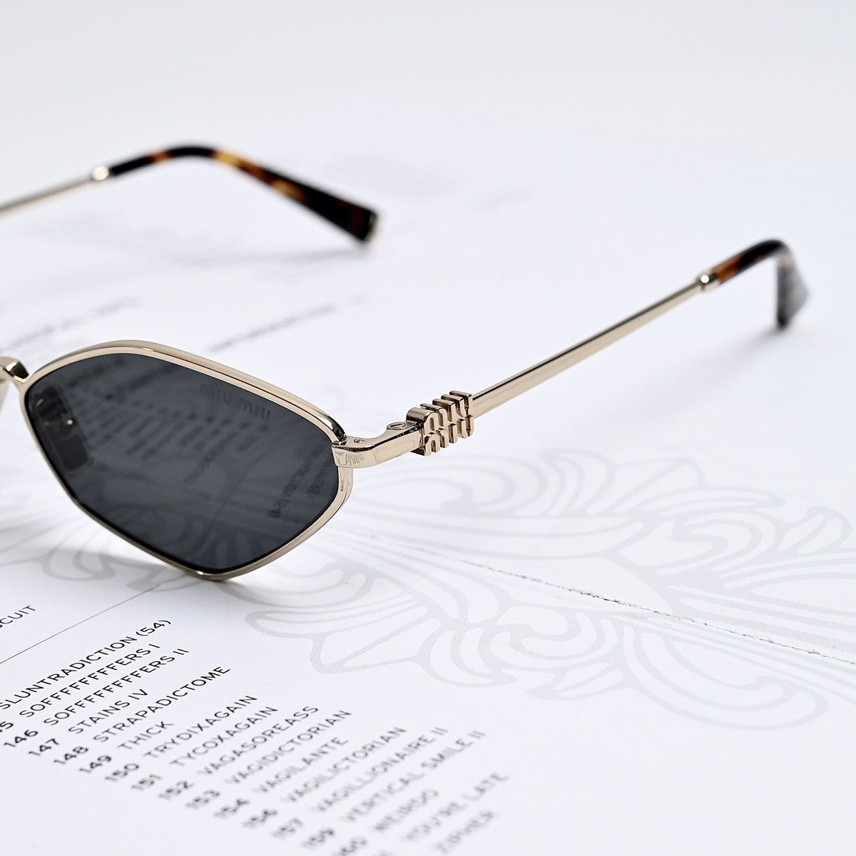 Miu Miu MIU MIU 0MU 0MU 56ZS SUNGLASSES Size ONE SIZE - 3 Thumbnail