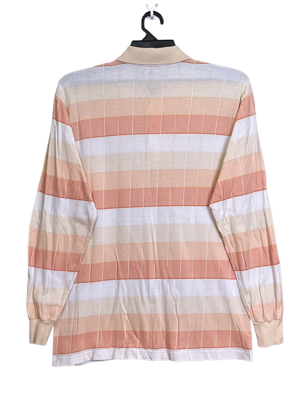 Balmain NICE🔥VINTAGE PIERRE BALMAIN STRIPED LONG SLEEVE POLO SHIRT Size US L / EU 52-54 / 3 - 2 Thumbnail