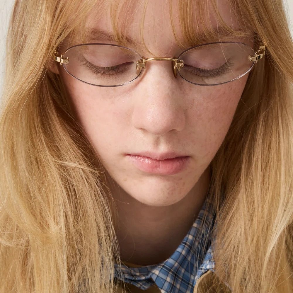 Miu Miu Miu Miu Women Eyeglasses Rimless MUA54S 5AK08N NEW AUTHENTIC Size ONE SIZE - 12 Thumbnail