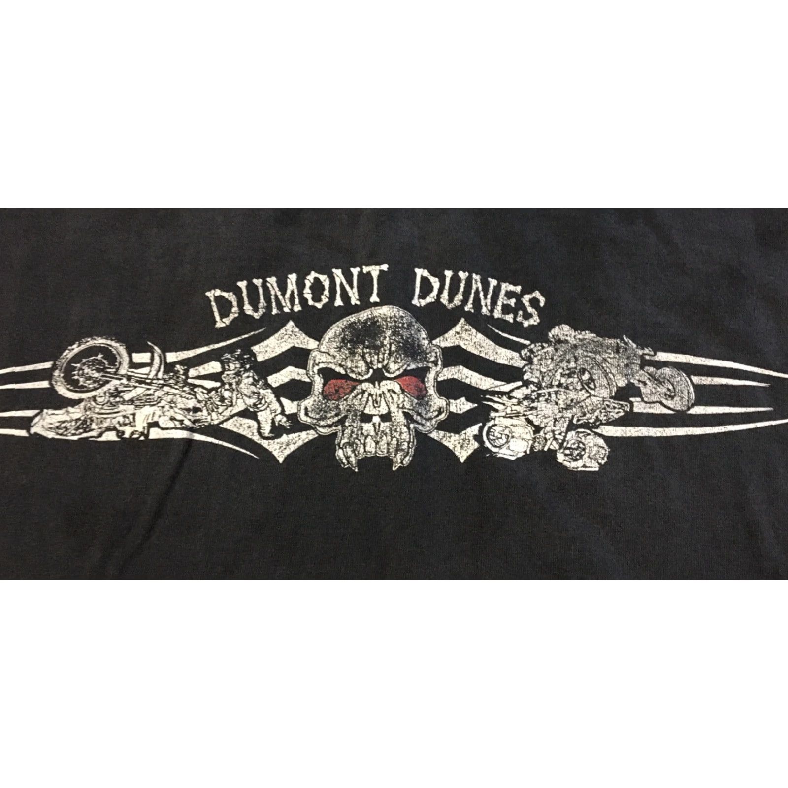 Vintage VINTAGE Dumont Dunes 90s Faded Distress Shirt XL Black Harley Davidson Alstyle Graphic Tee Men Short Sleeve Crew Neck Size US XL / EU 56 / 4 - 3 Thumbnail
