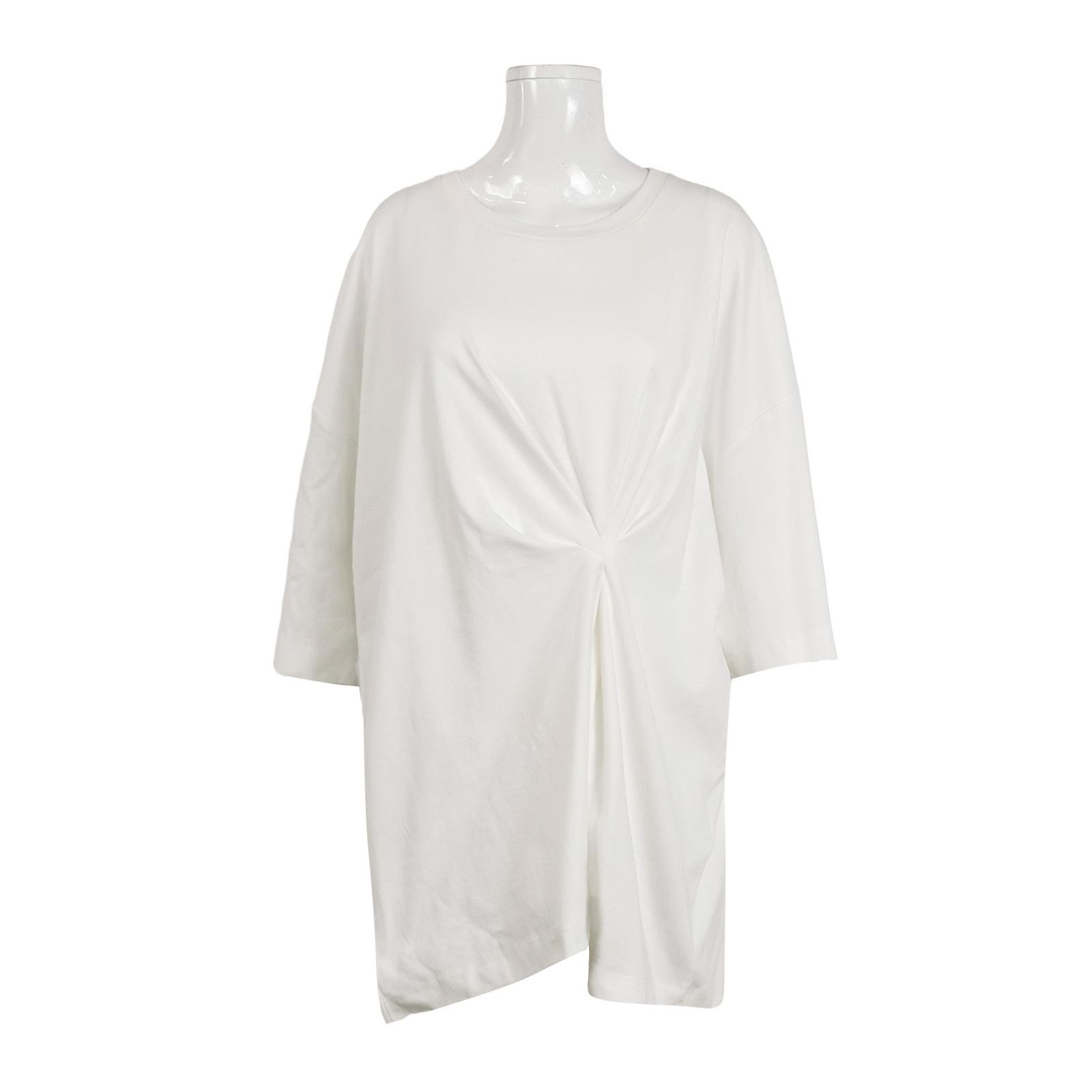 Weekend Max Mara Weekend Max Mara White XS Knot-Front Tunic Size XXL / US 16-18 / IT 52-54 - 1 Thumbnail