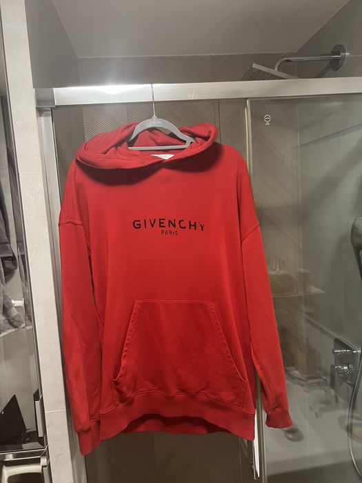 Givenchy faded logo discount hoodie