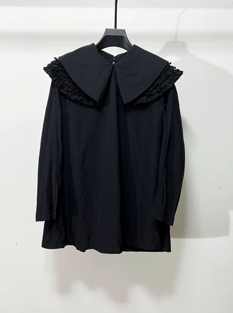 Comme des Garcons Comme Des Garcons Shirt with large lapels and ruffles Size XS / US 0-2 / IT 36-38 - 1 Thumbnail