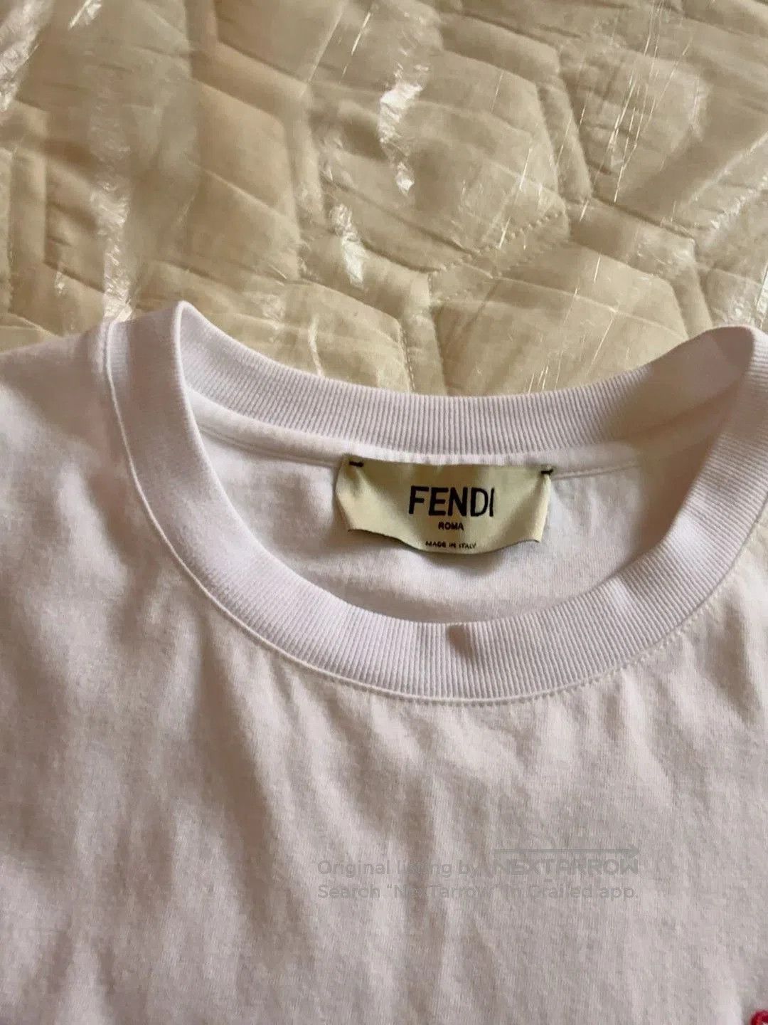 Fendi Fendi Qixi Limited Embroidery FF T-shirt. Size US M / EU 48-50 / 2 - 6 Thumbnail