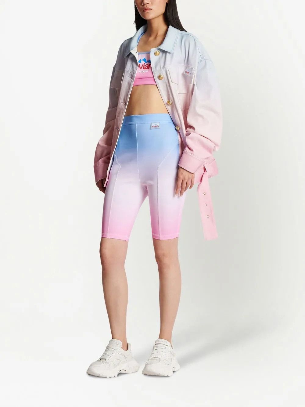 Balmain o1y0625 Sports Top in Multicolor Size S / US 4 / IT 40 - 6 Thumbnail