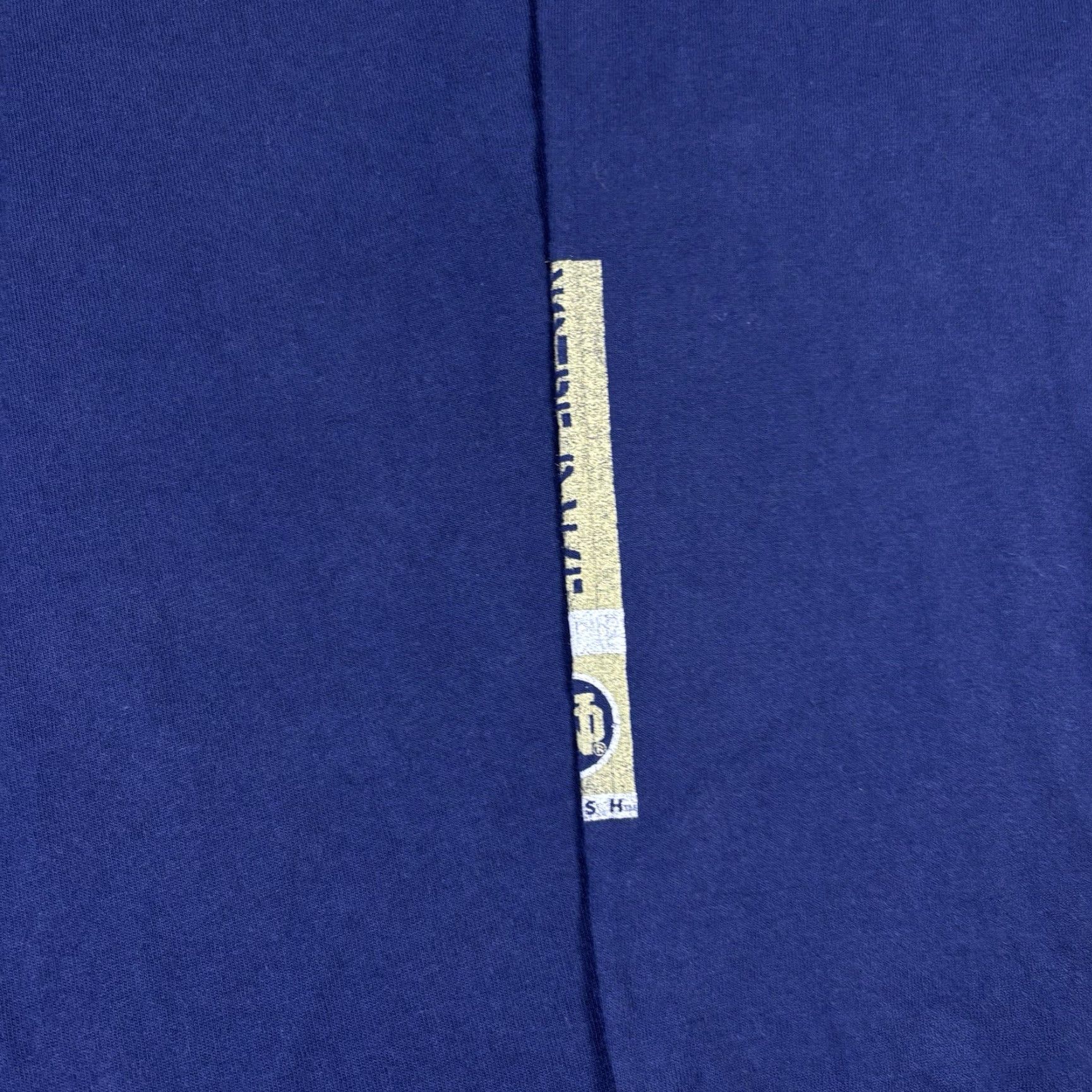 Jansport VINTAGE Notre Dame University T Shirt Long Sleeve Graphic Print XL Blue 90s JanSport Mens Crew Neck No Flaws Added Musty? Size US XL / EU 56 / 4 - 7 Thumbnail