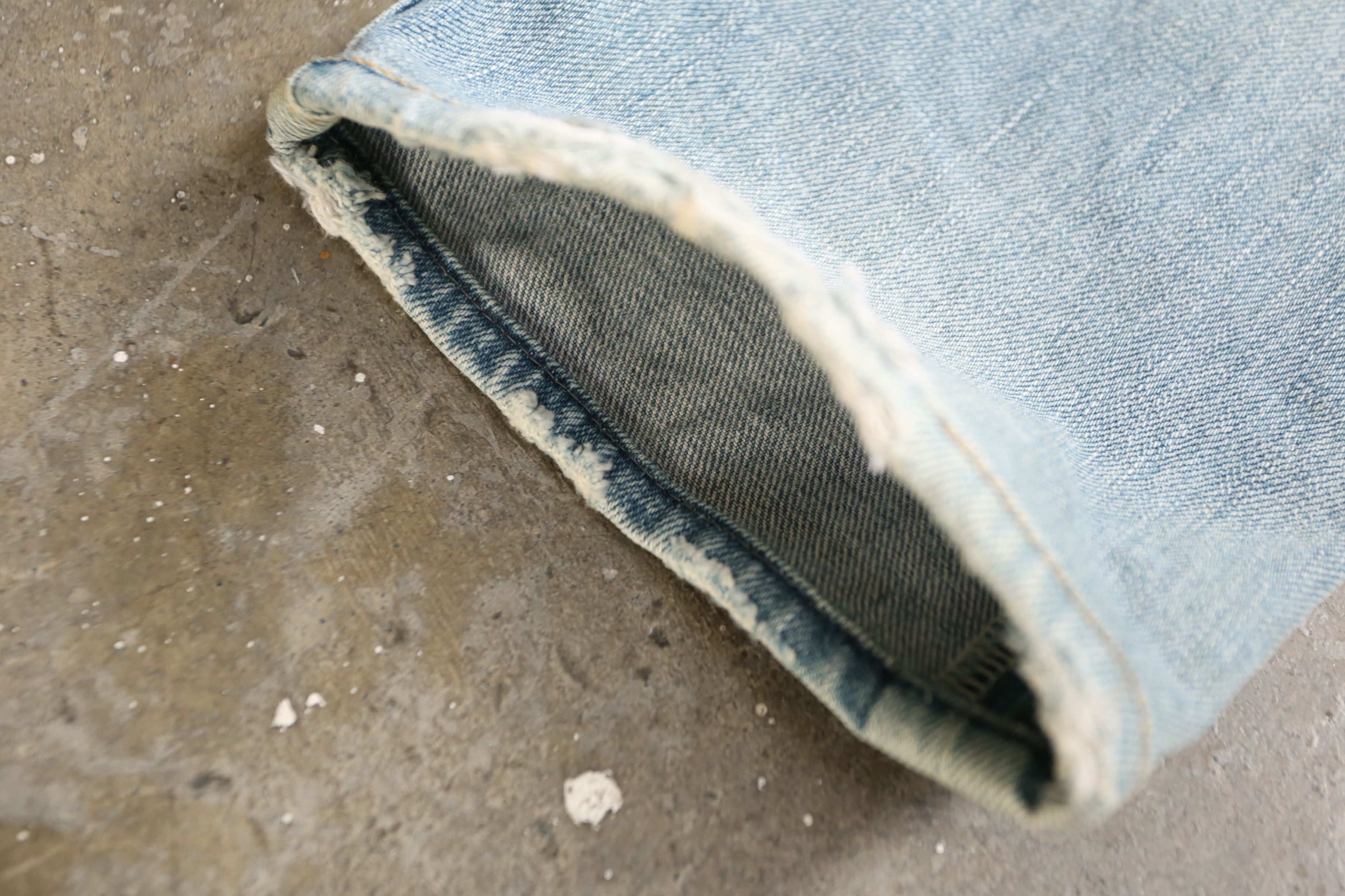 Saint Laurent Paris SLP - Hedi Slimane - F/W 14 - D01 Crash Denim Jean Size US 30 / EU 46 - 7 Thumbnail