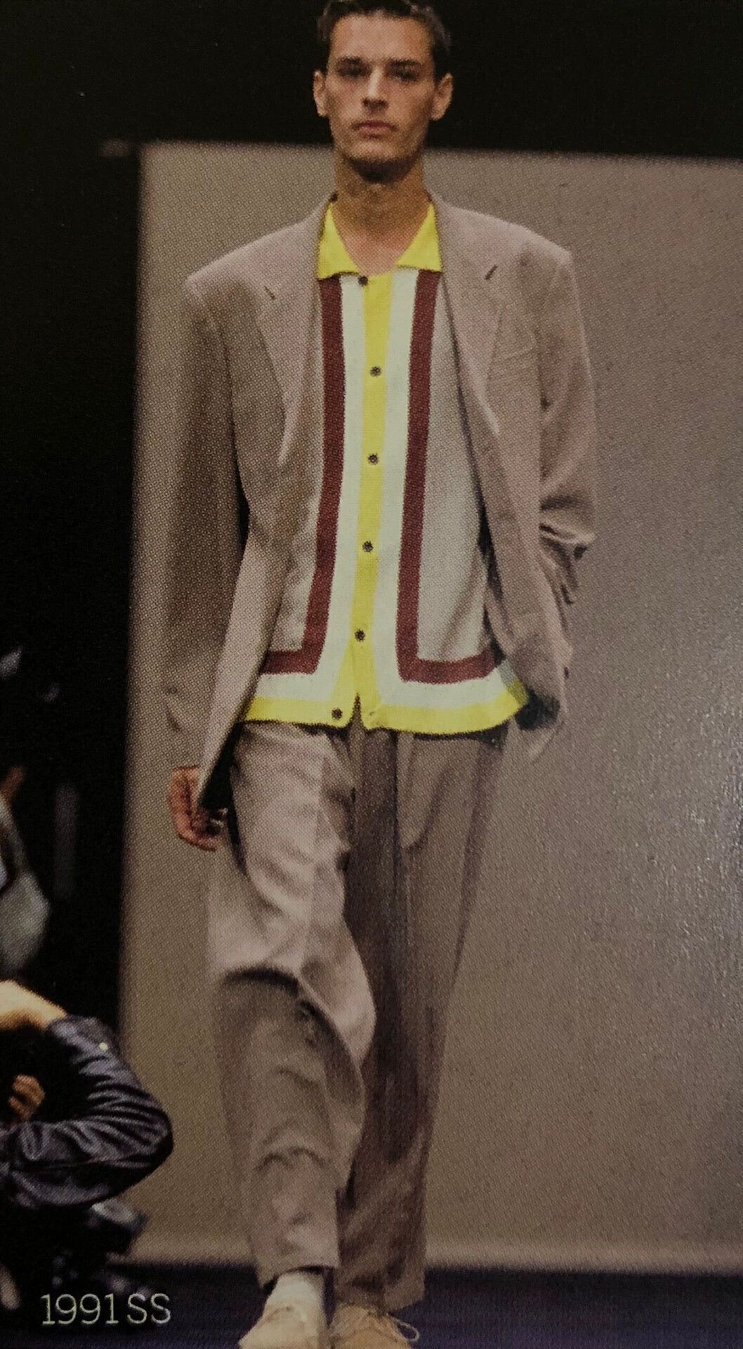 Yohji Yamamoto Yohji Yamamoto 91ss Striped Runway Oversized Shirt Unisex Size US M / EU 48-50 / 2 - 1 Thumbnail