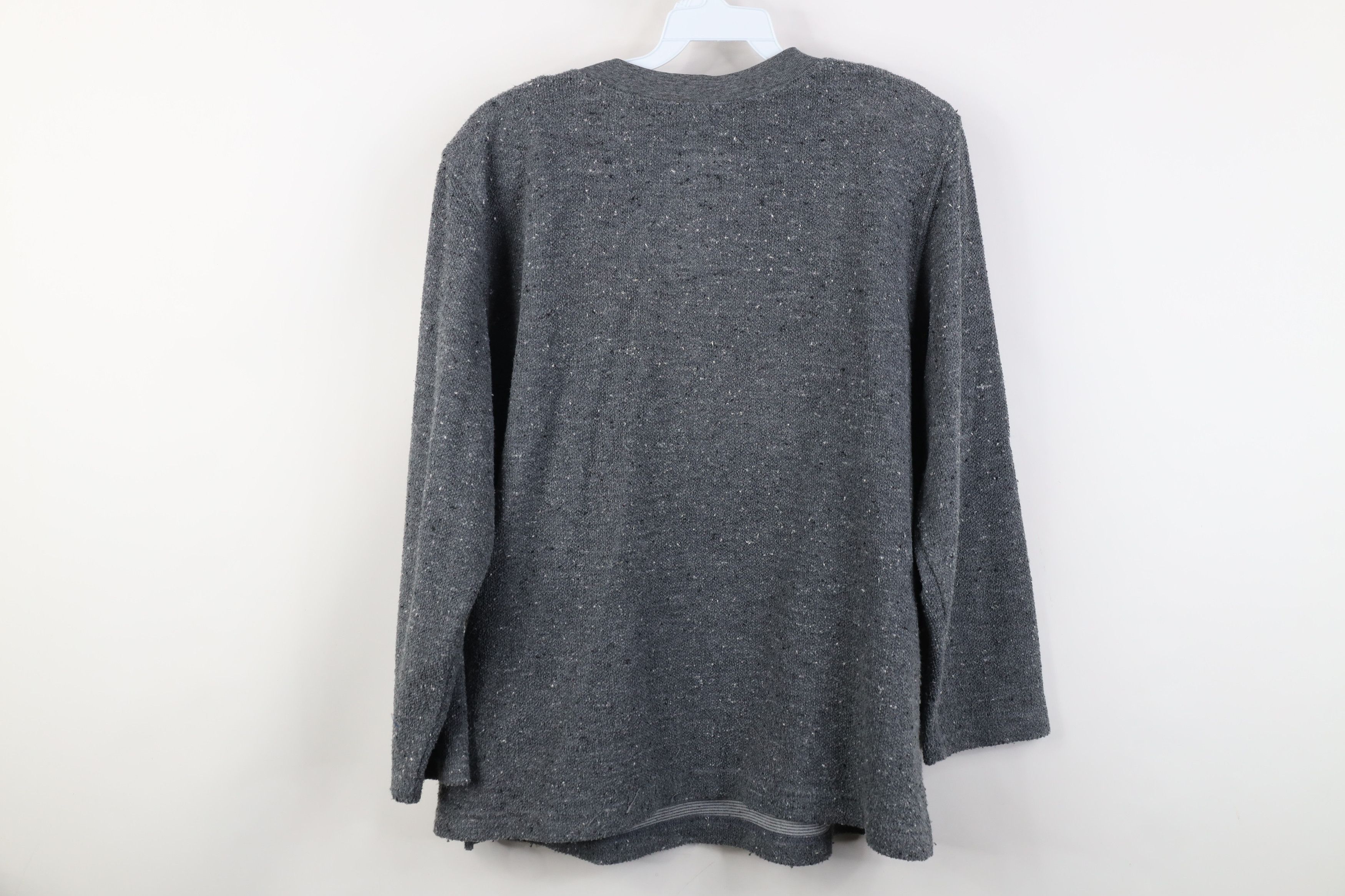 Vintage Vintage 90s Streetwear Thermal Knit Clasp Henley Sweater Size L / US 10 / IT 46 - 9 Thumbnail