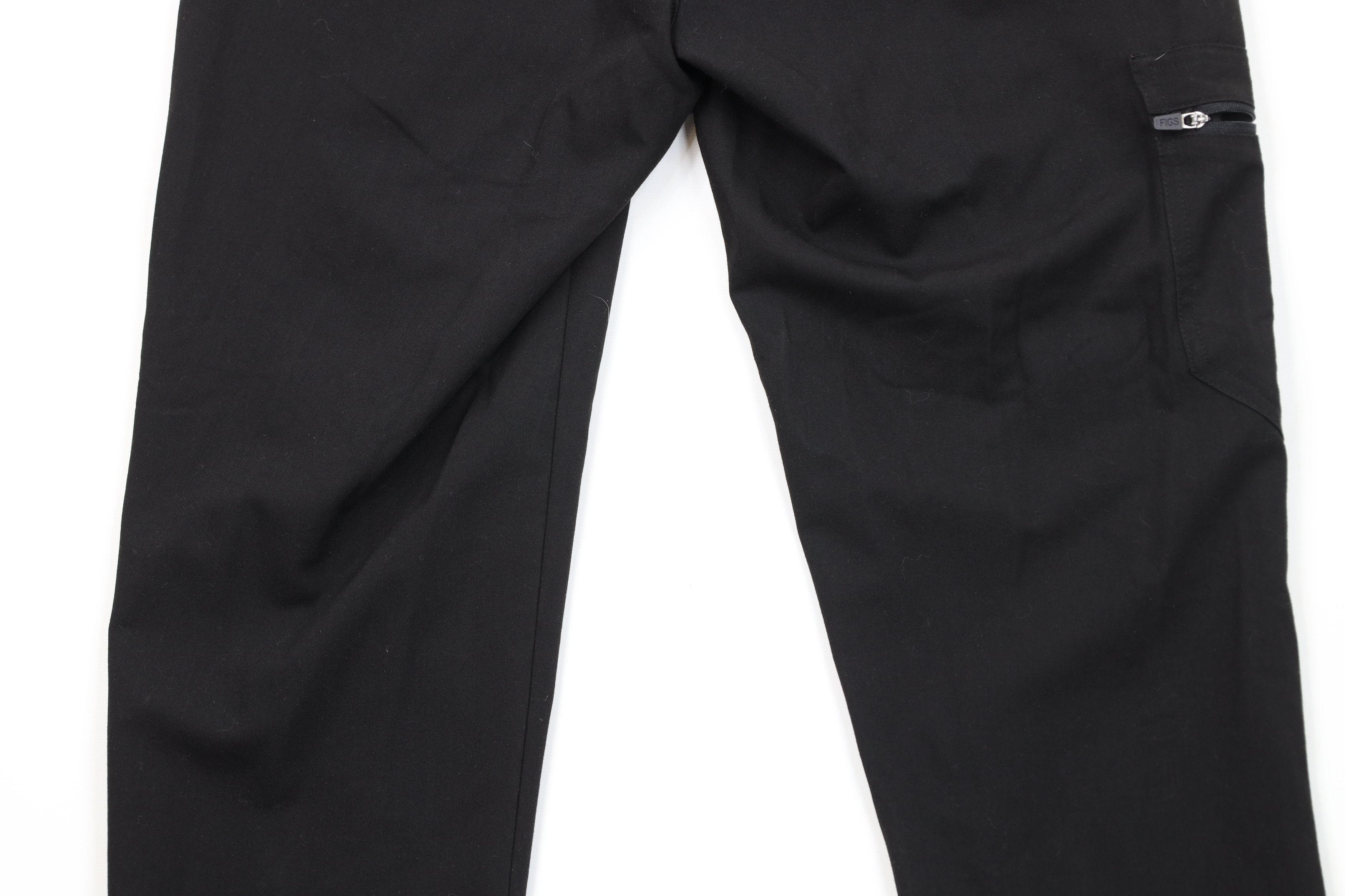 Vintage FIGS Collection Cuffed Nurse Scrubs Joggers Pants Black Size 26" / US 2 / IT 38 - 10 Thumbnail