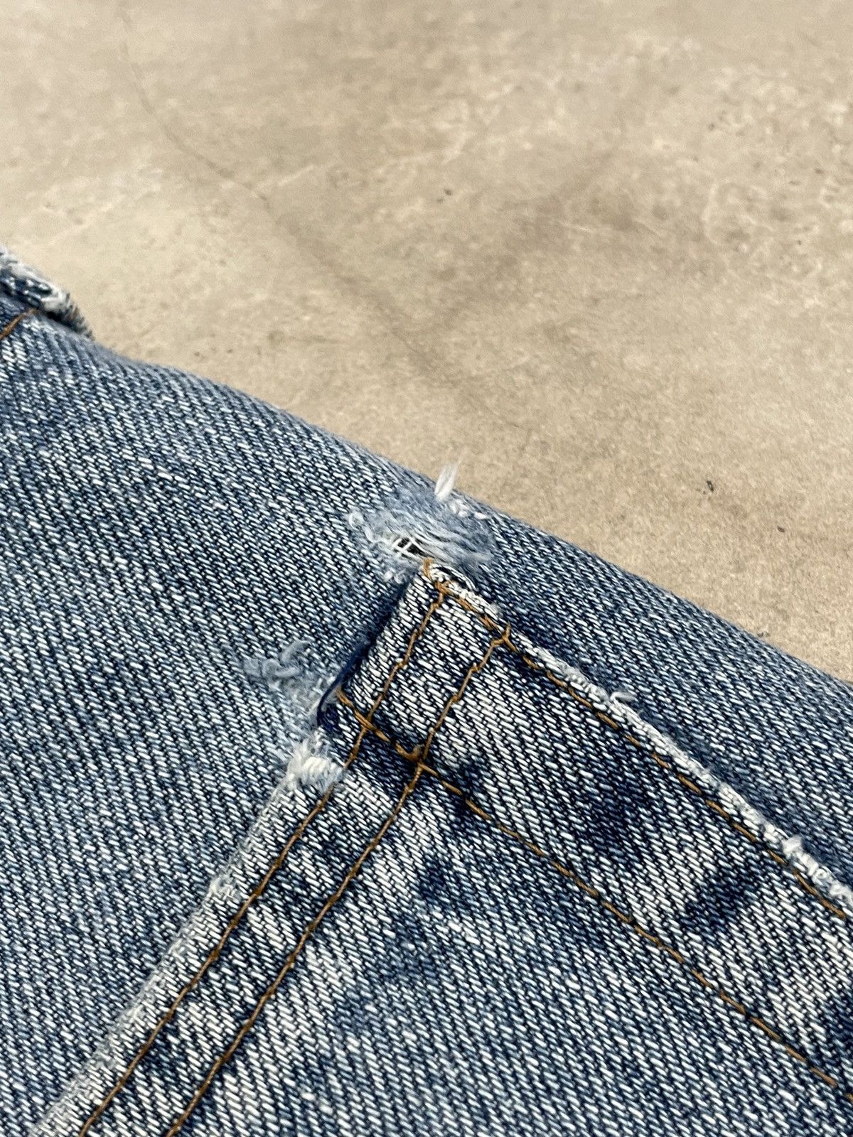 Levi's Vintage 90s Repro Levis 502 Selvedge Redline Big E Size US 30 / EU 46 - 21 Thumbnail