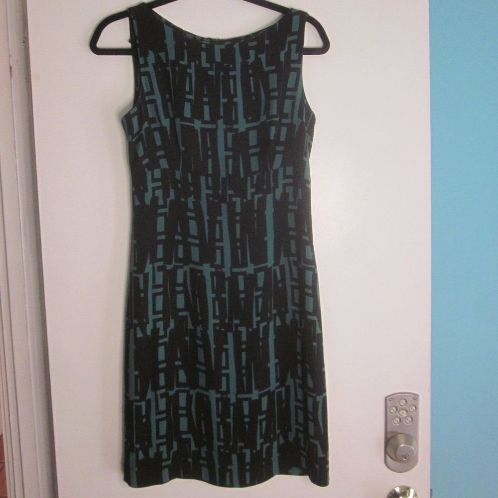 MILLY Milly Womens Green Black Business Sheath Dress Size 6 Size M / US 6-8 / IT 42-44 - 13 Thumbnail